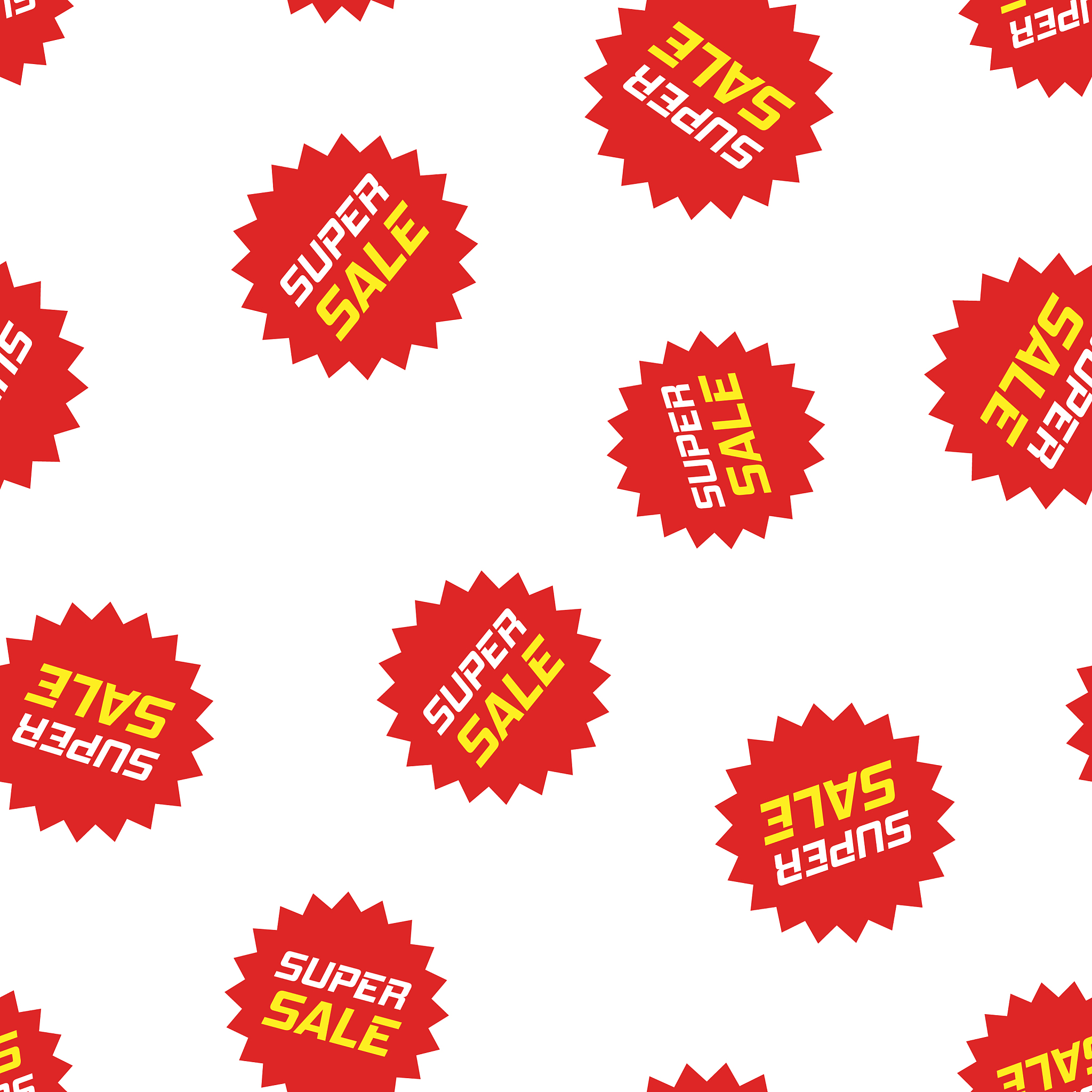 discount sticker icon seamless pattern background