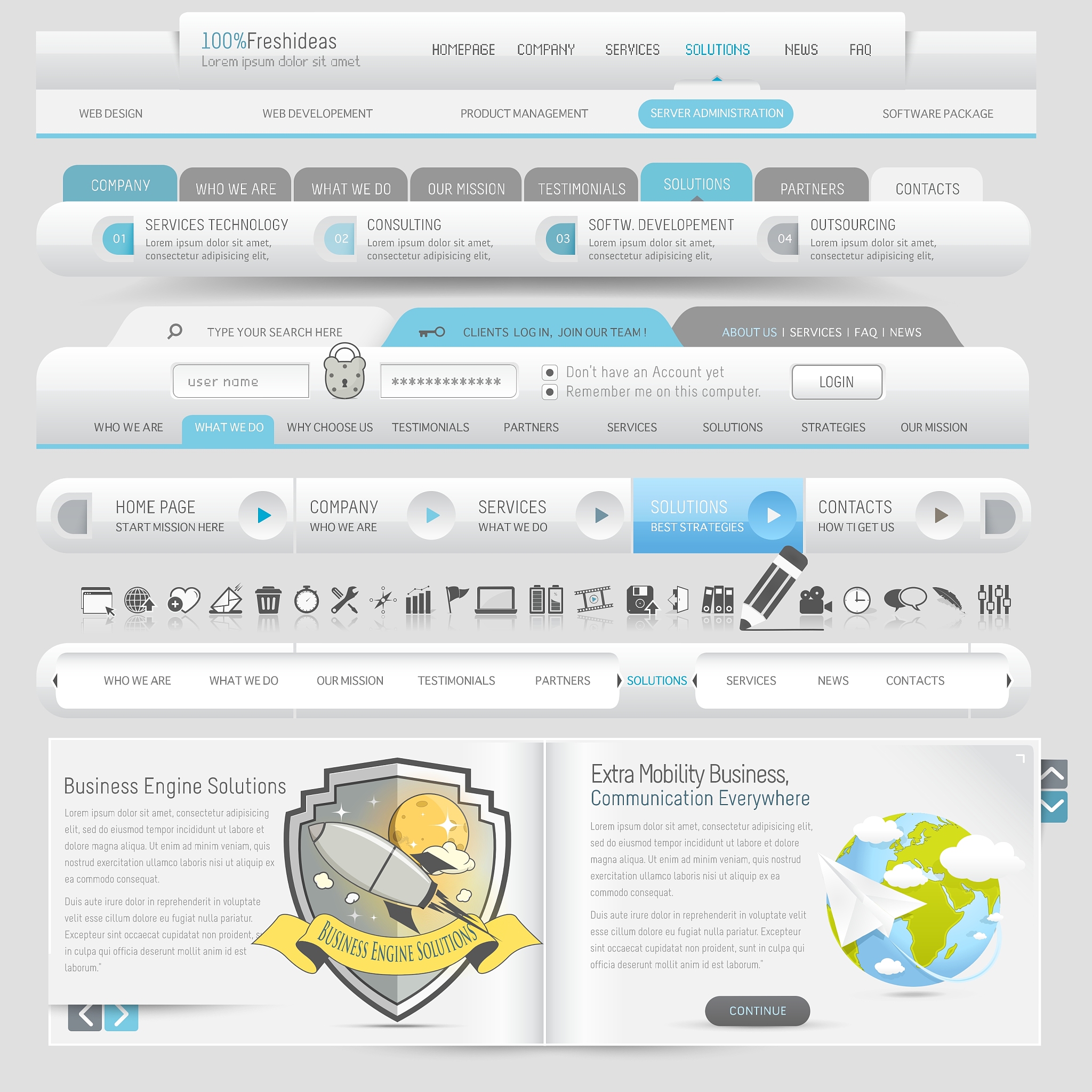 website template