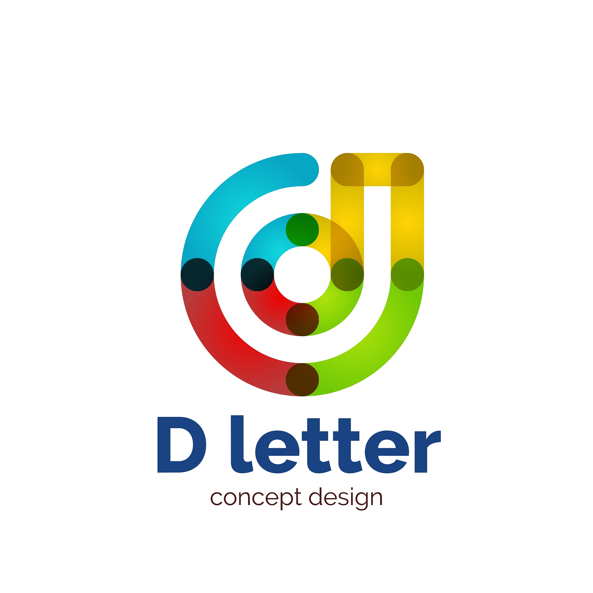 modern minimalistic letter concept logo