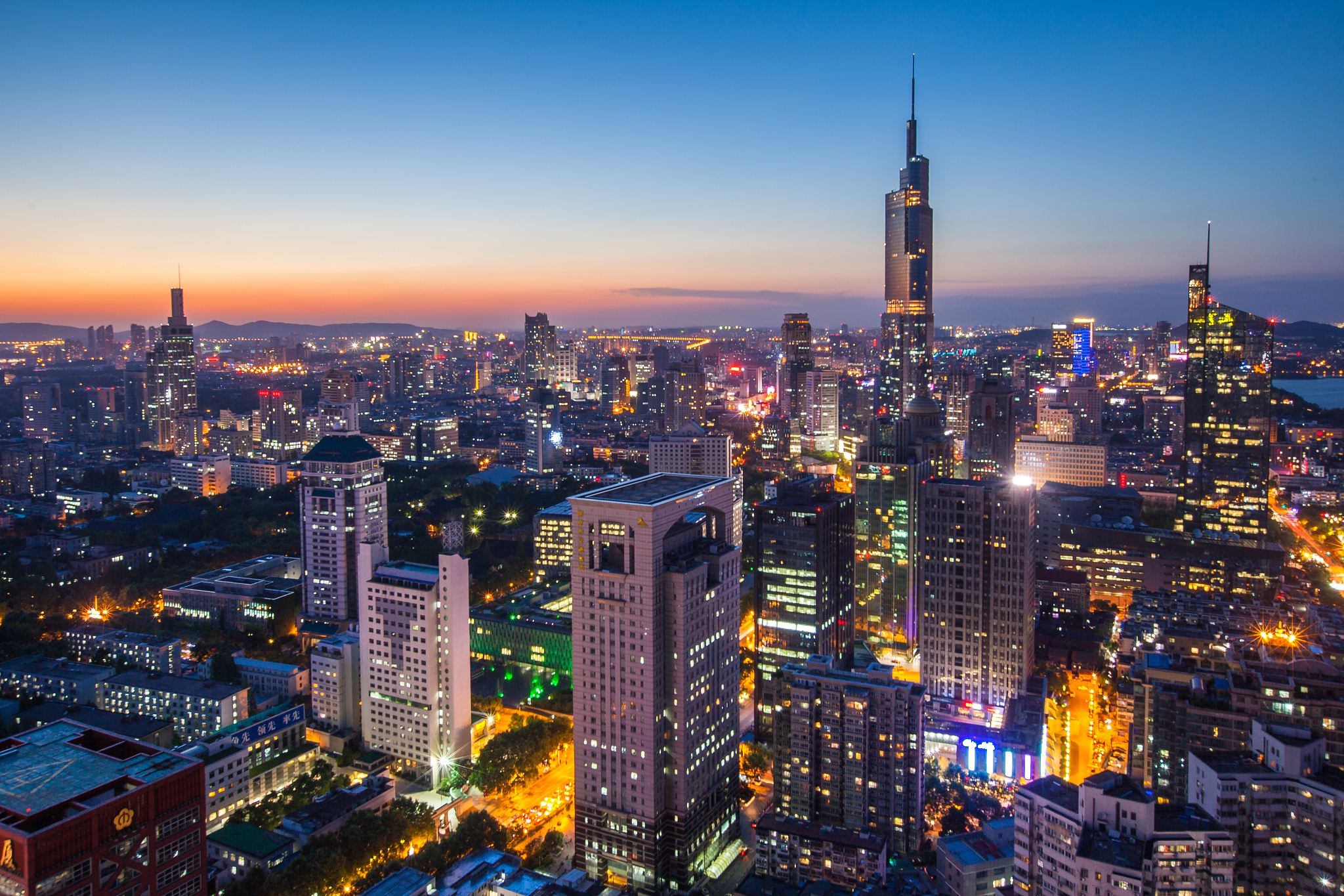 南京新街口城市风光