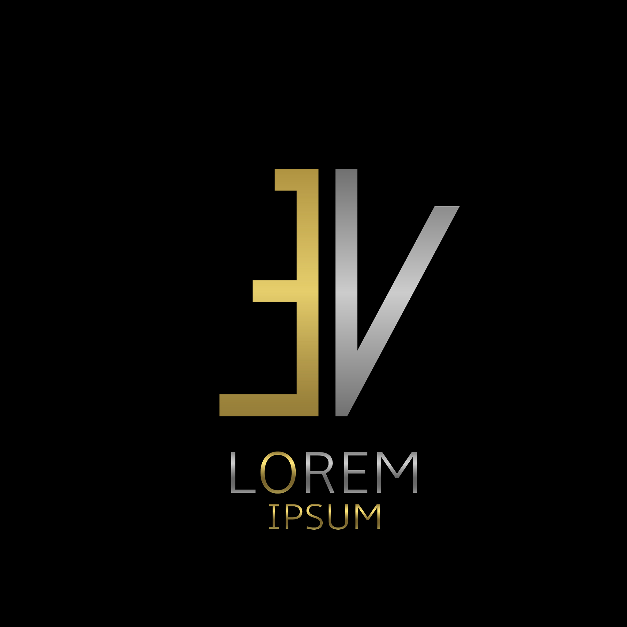 ev letters logo