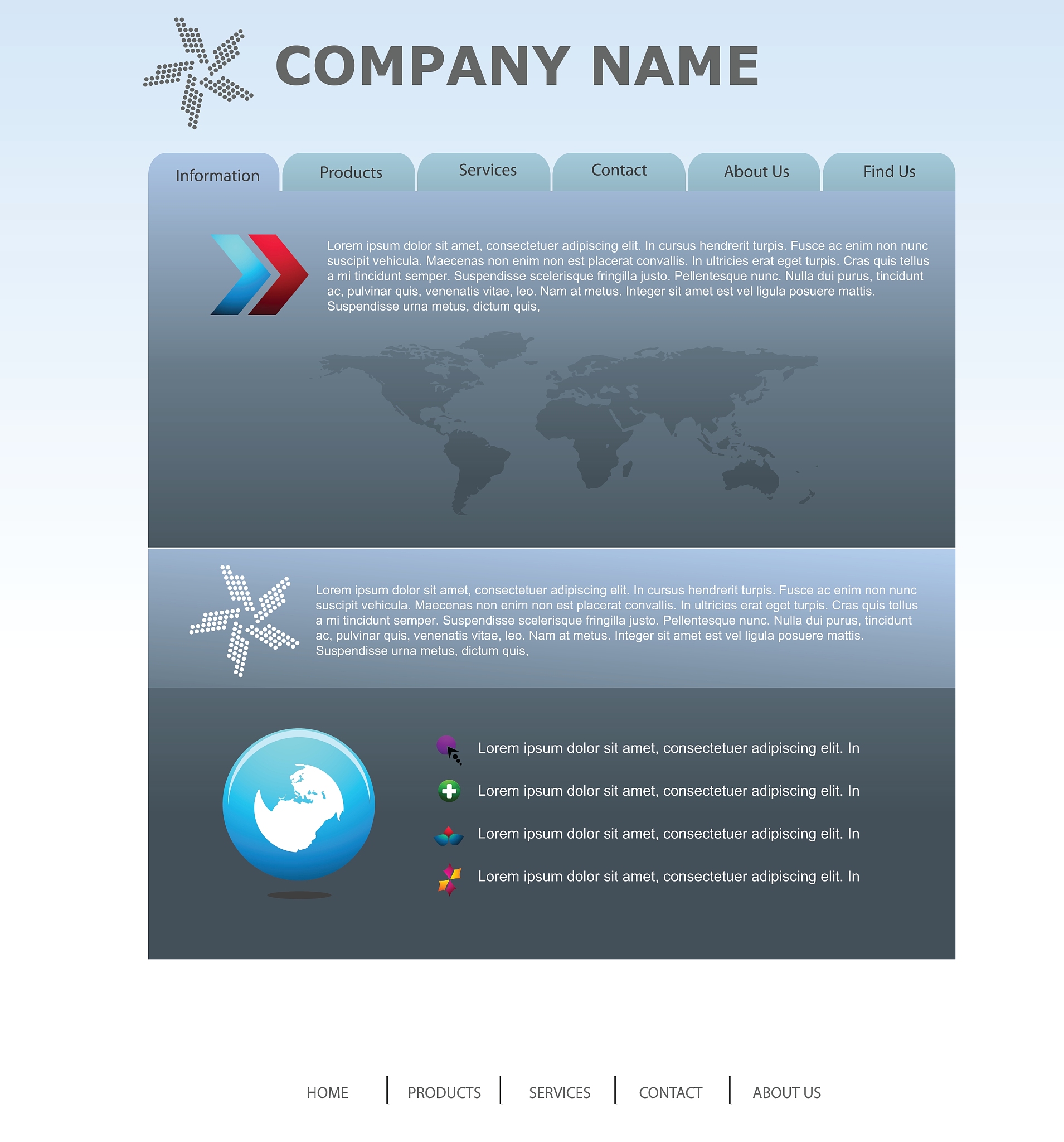 website template