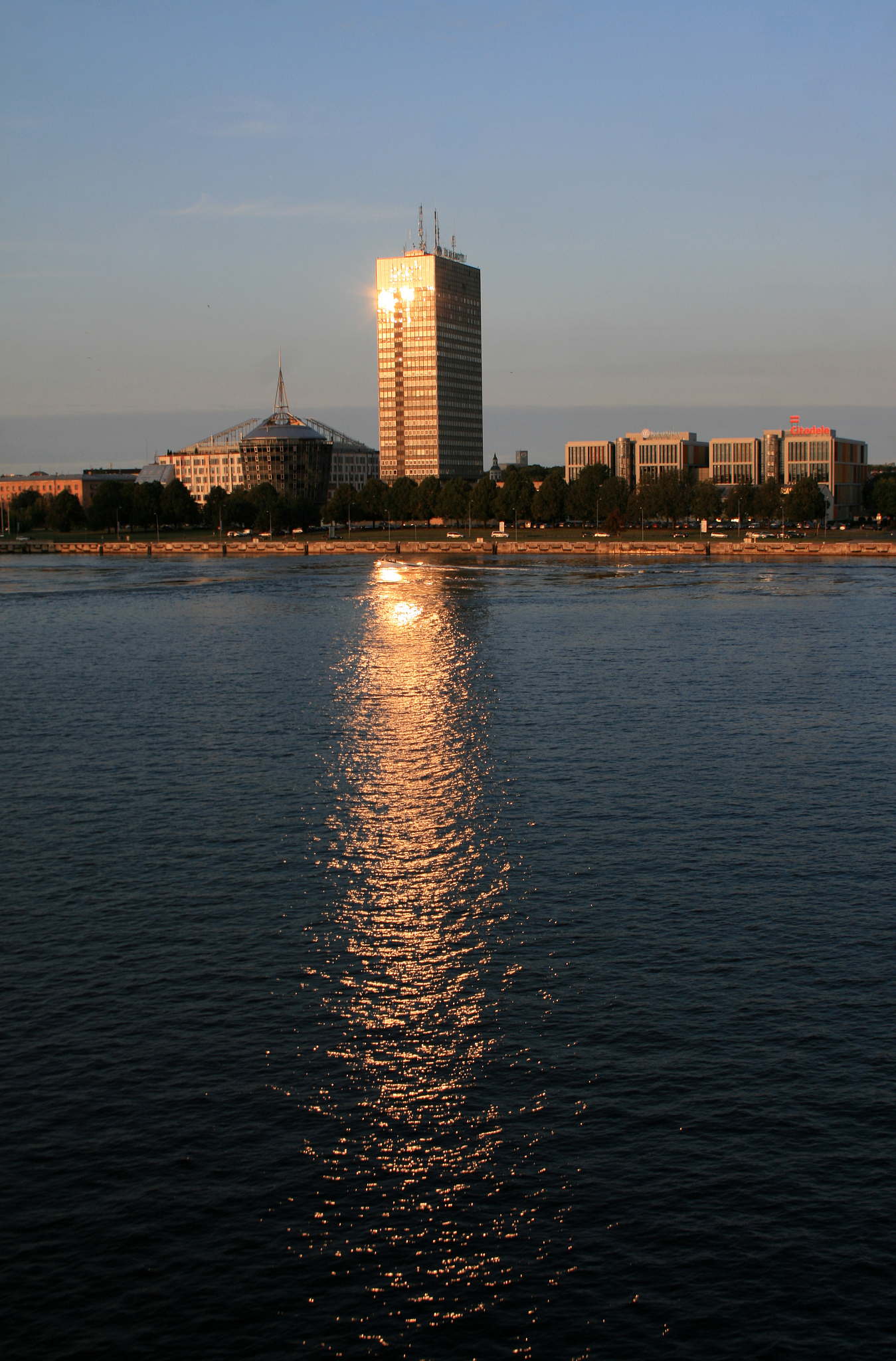 view of buildings at waterfront