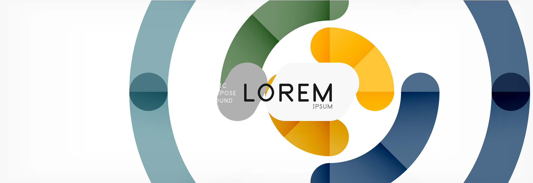 linear design circle background