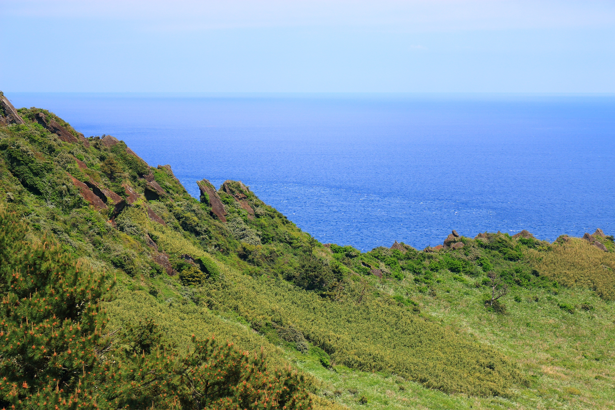 seongsan sunrise peak, unesco world heritage site, sunrise, sunr