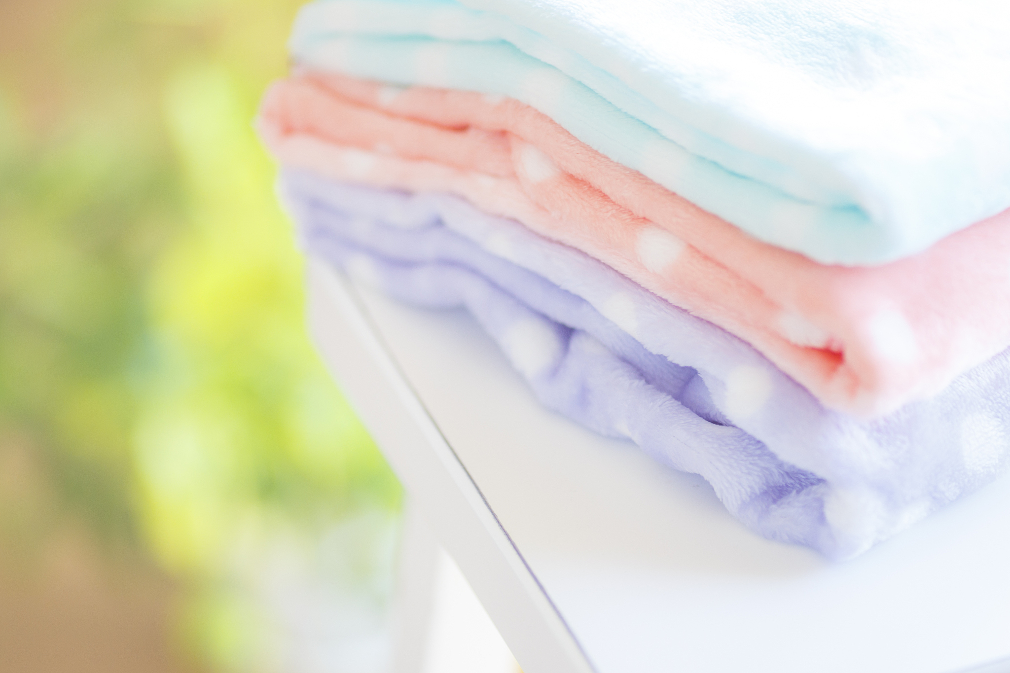 natural light and towel