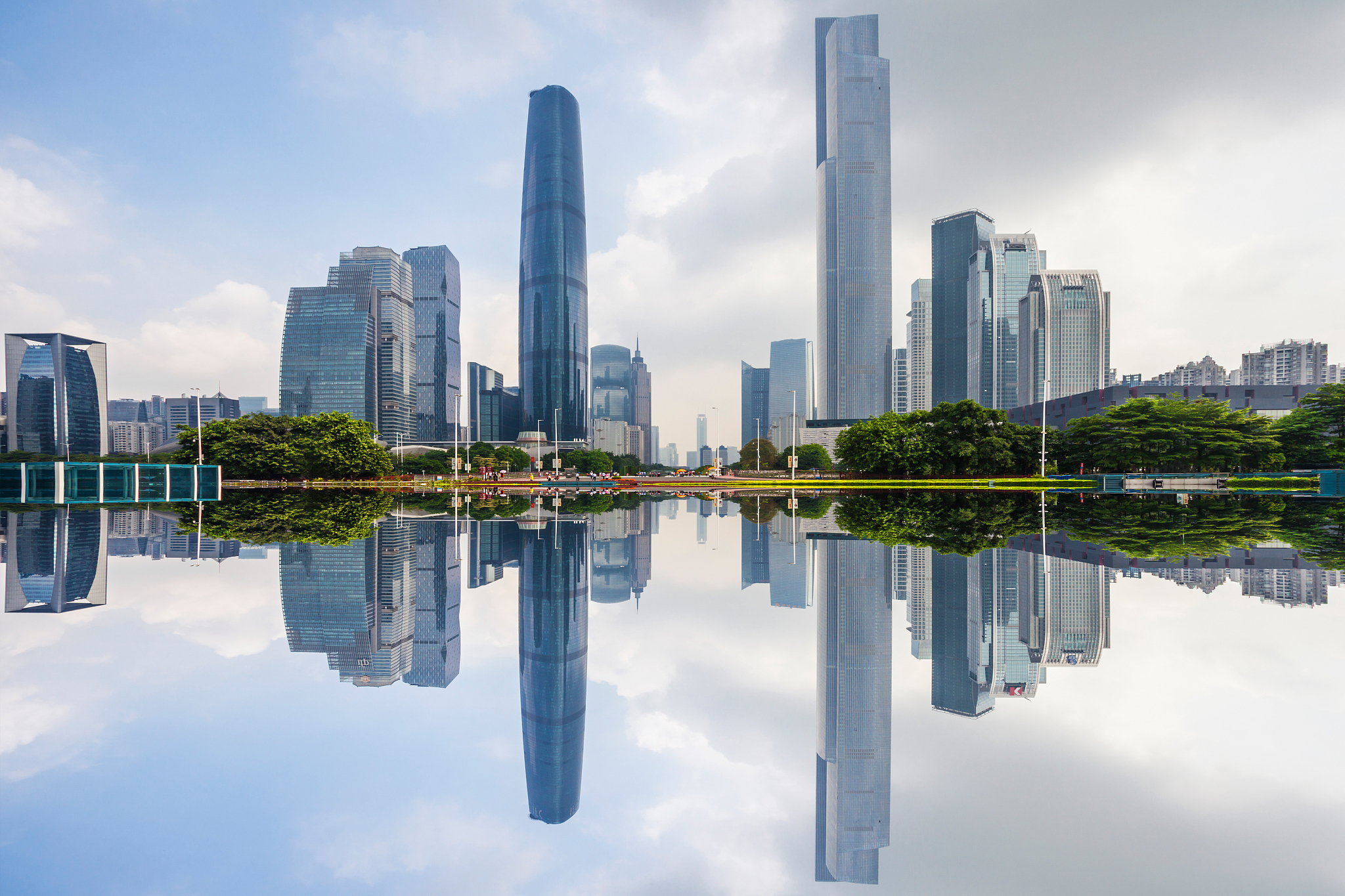 广东省广州城市建筑风光