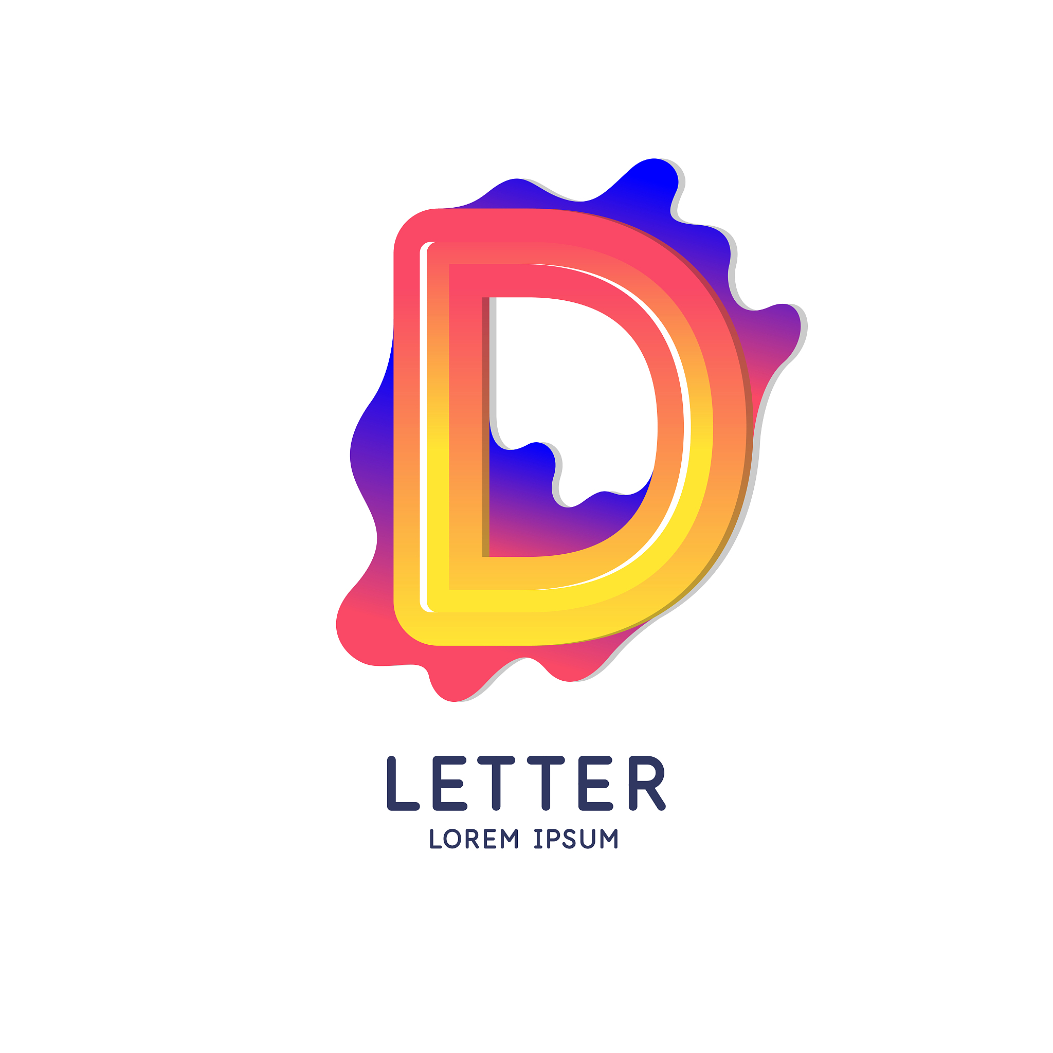英文字母<strong>d</strong>,时尚,拉丁文,性格,热,厚的,大写字母,品牌名称,夏天,绘画