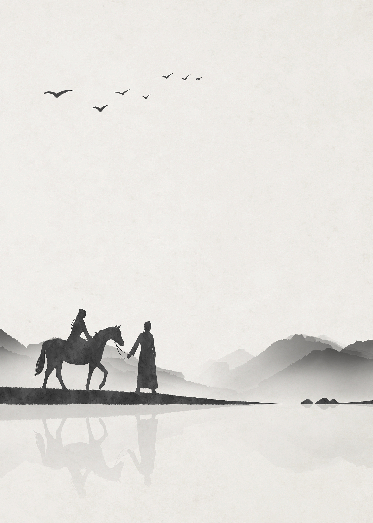 马儿飞舞丹翩翩：一首李白风格的爱情诗