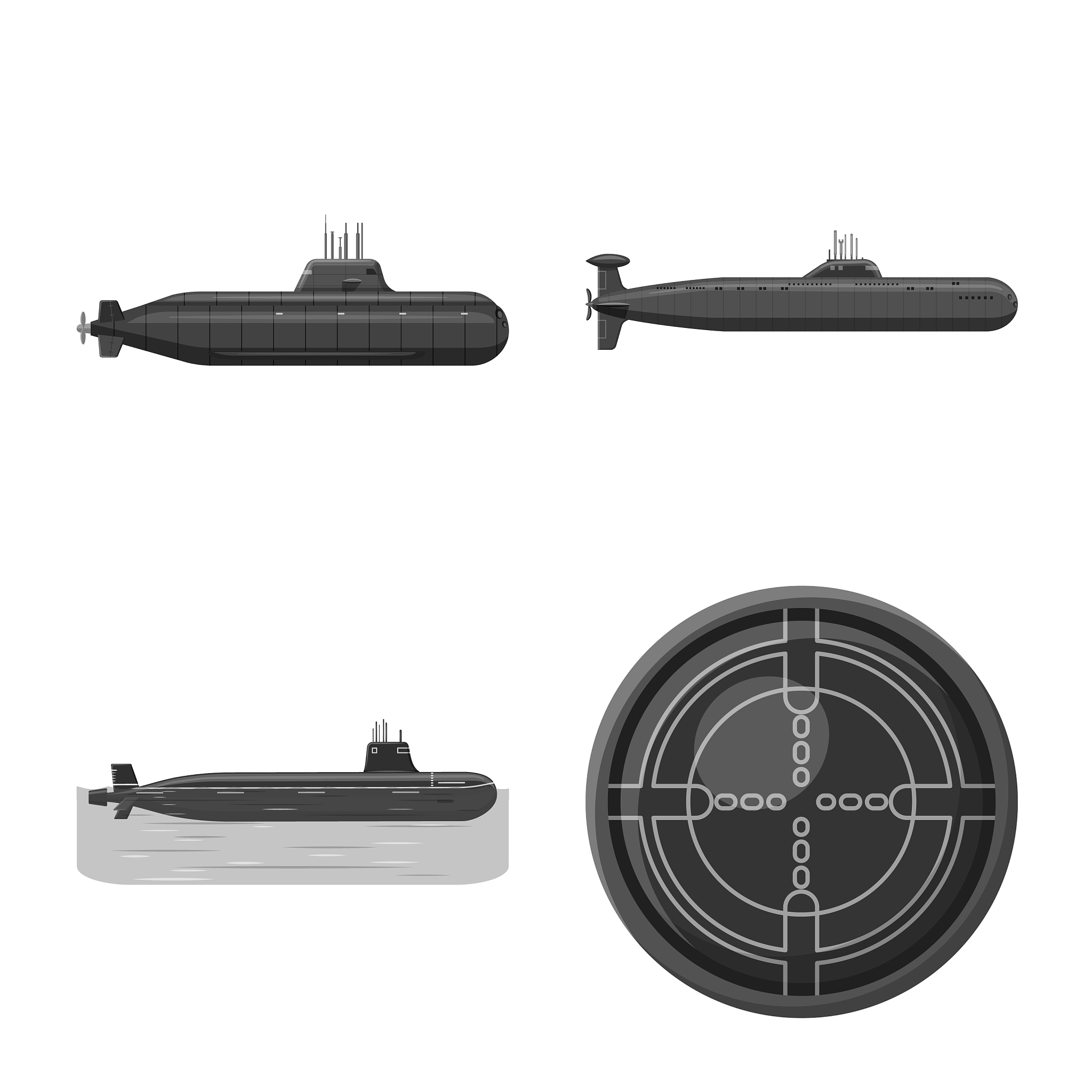 army and deep logo set of