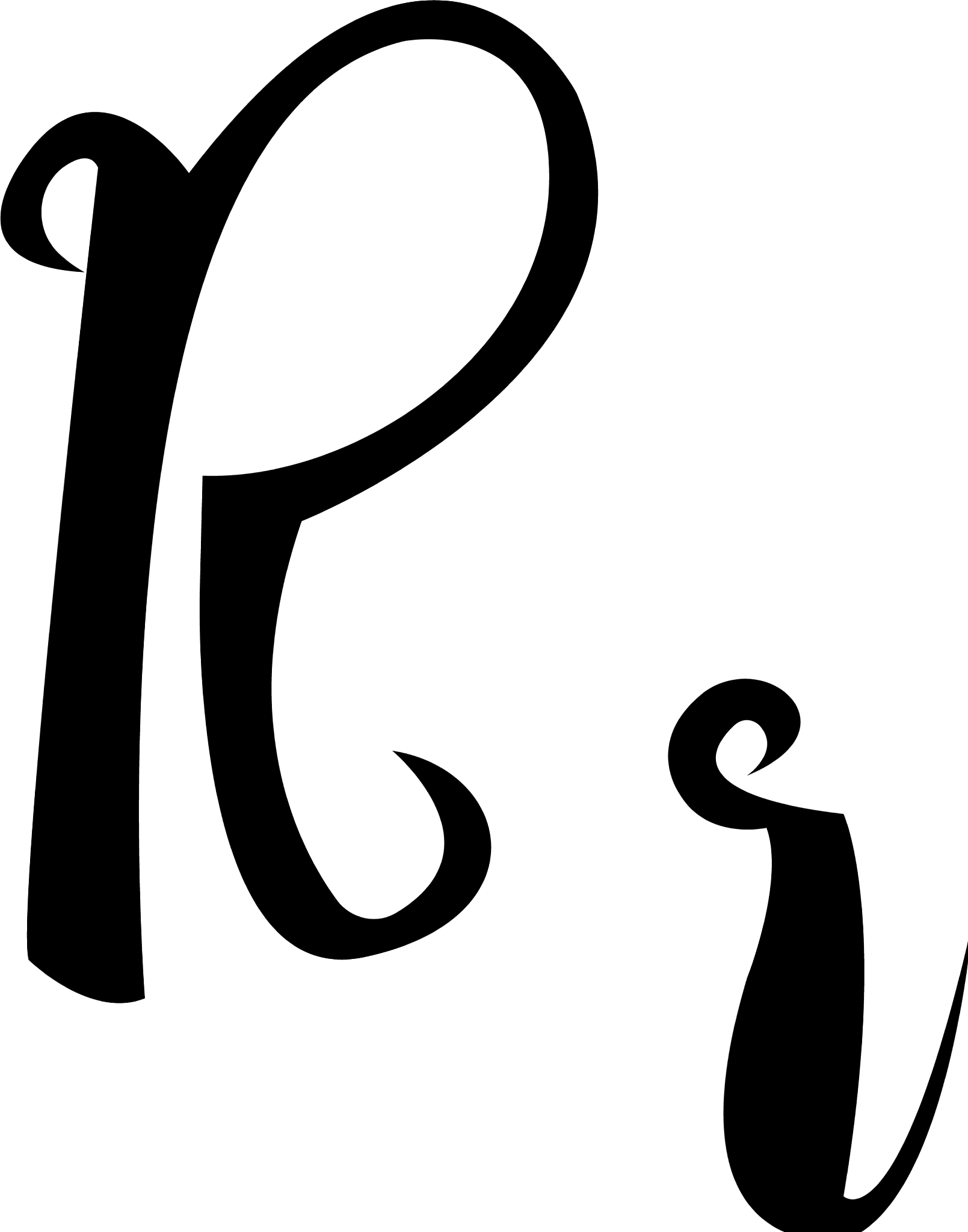letter alphabet calligraphy handwritten