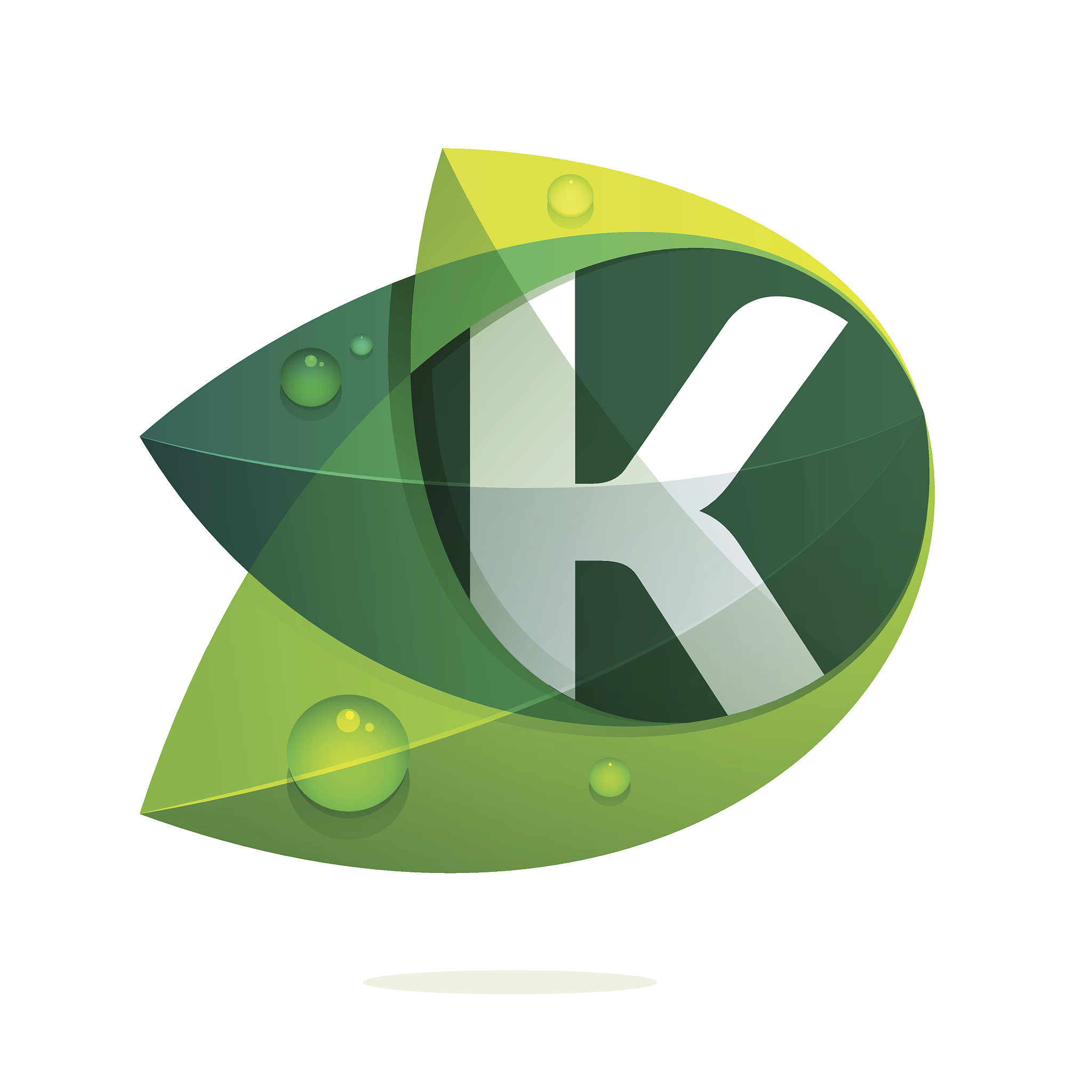 英文字母<strong>k</strong>,叶子,露水,绿色,纯净,计算机软件,植物,色彩渐变,白色,自然