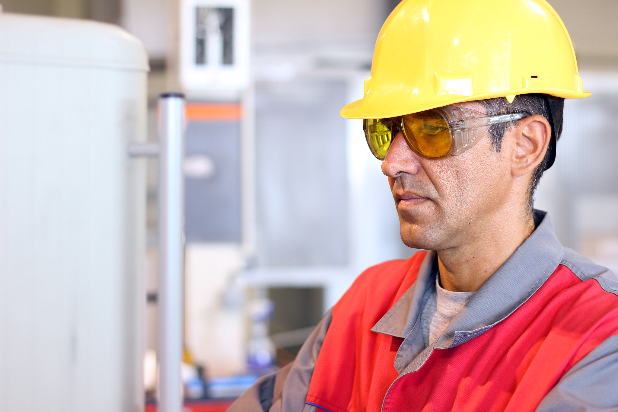 industrial worker - cnc machine operator