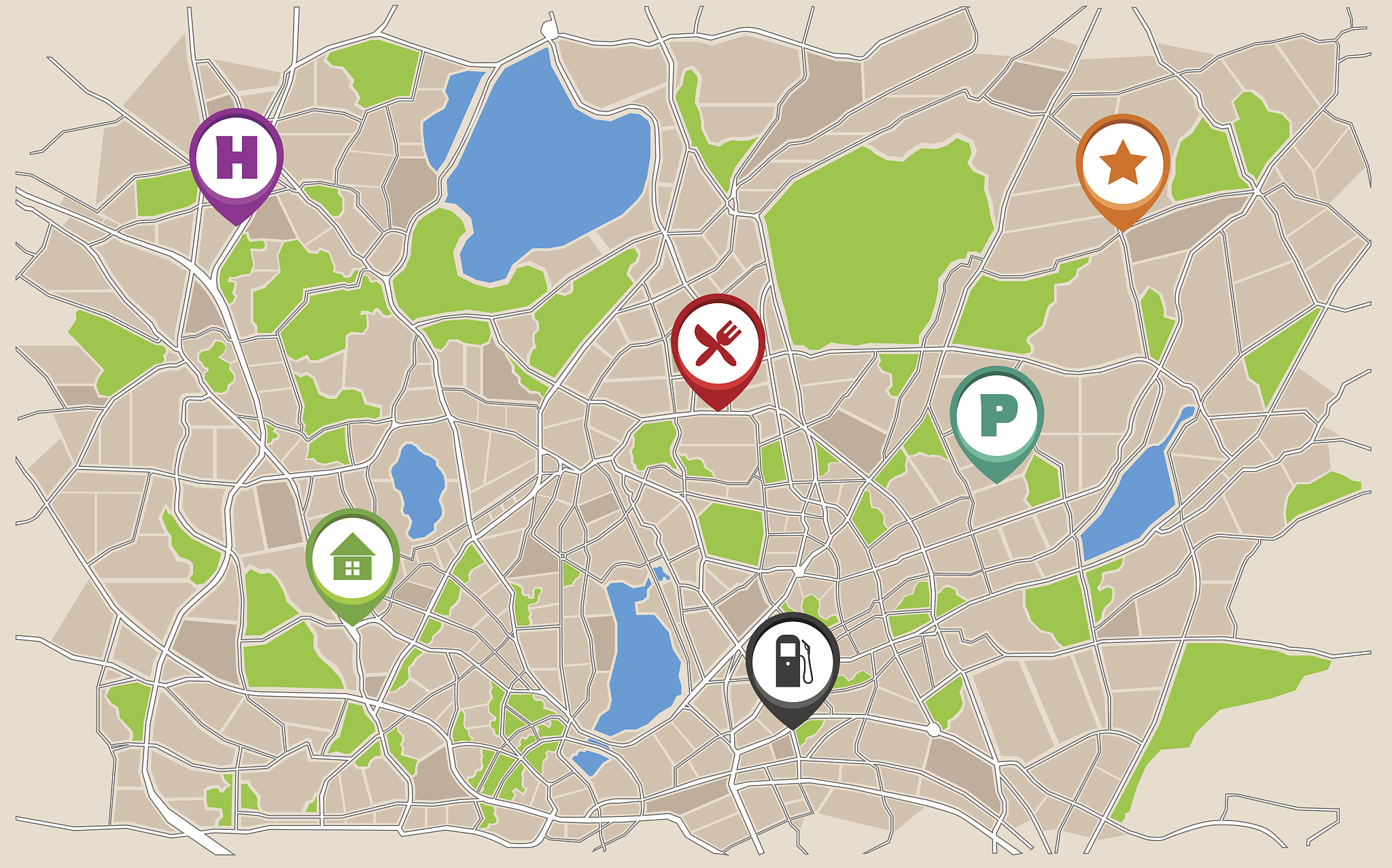 generic navigation map