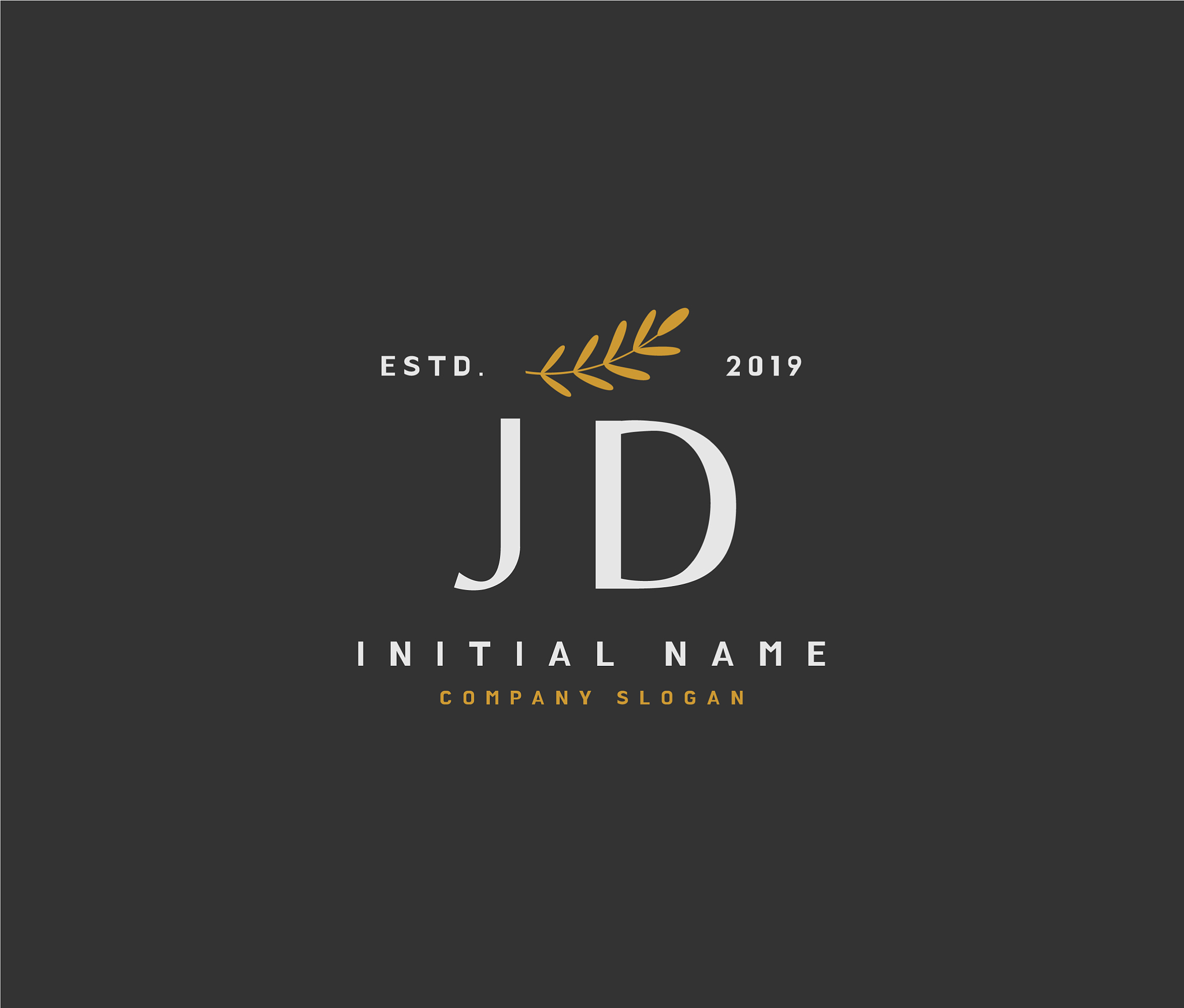j d jd beauty initial logo handwriting logo of