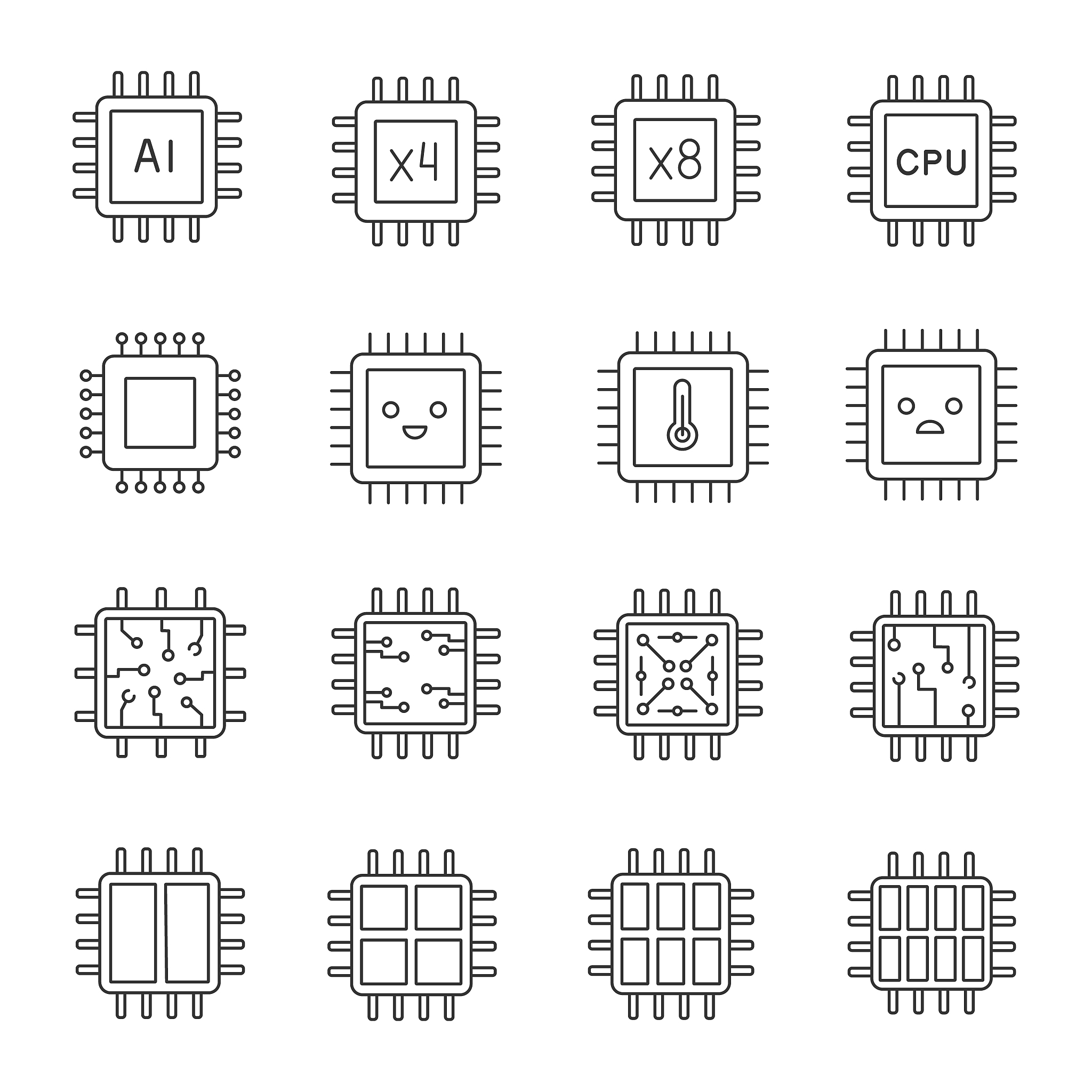 请把所有的芯片引脚定义字母缩写对应的释义全部罗列出来我需要更多的释义