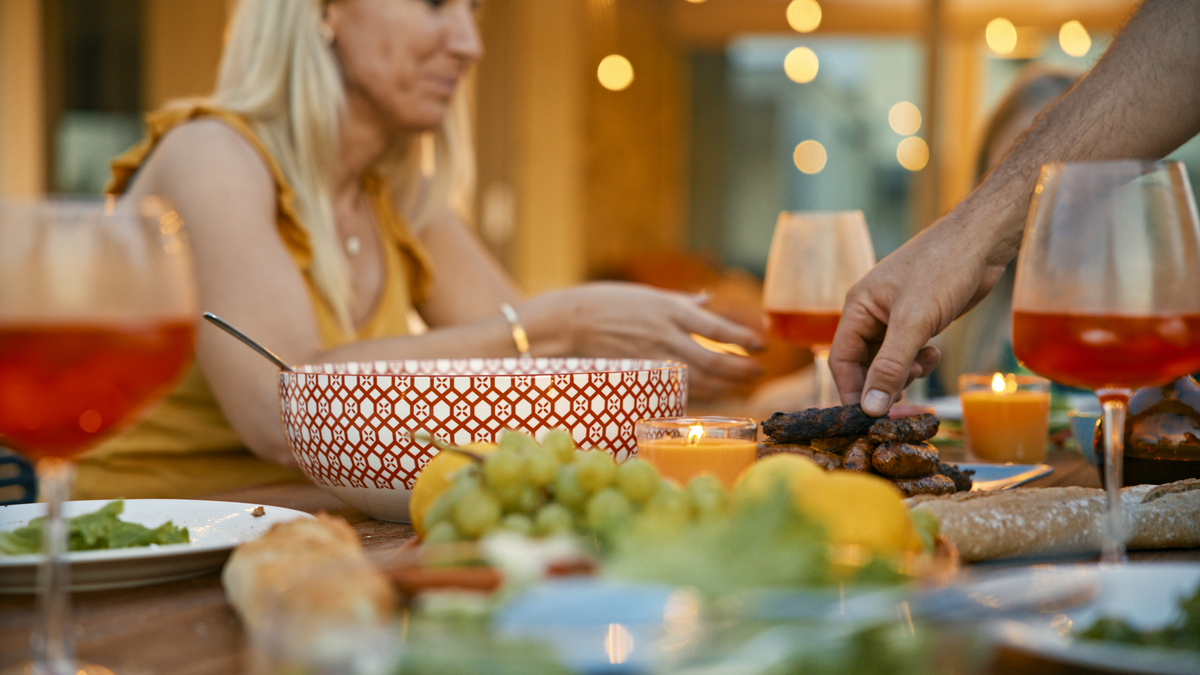 The party ended about 6 and I have to work tomorrow but am at king Soopers shopping what do you think we need for a great dinnerHaha