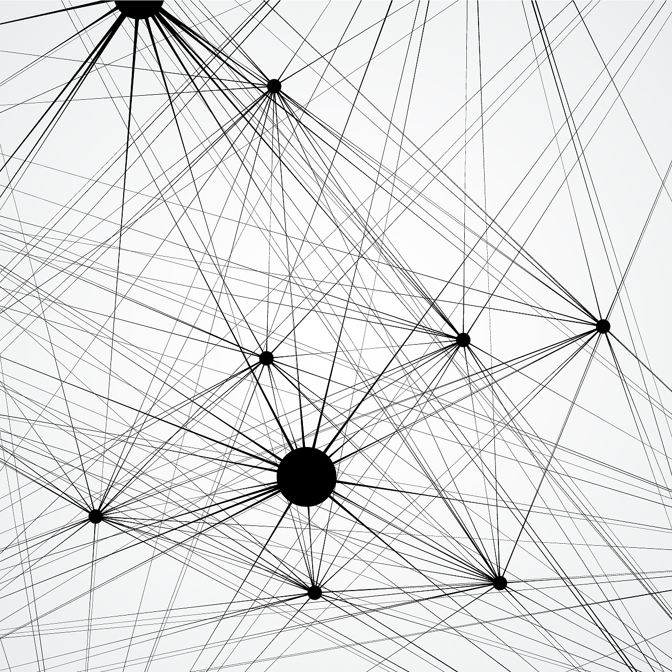 connect network background with dots and lines