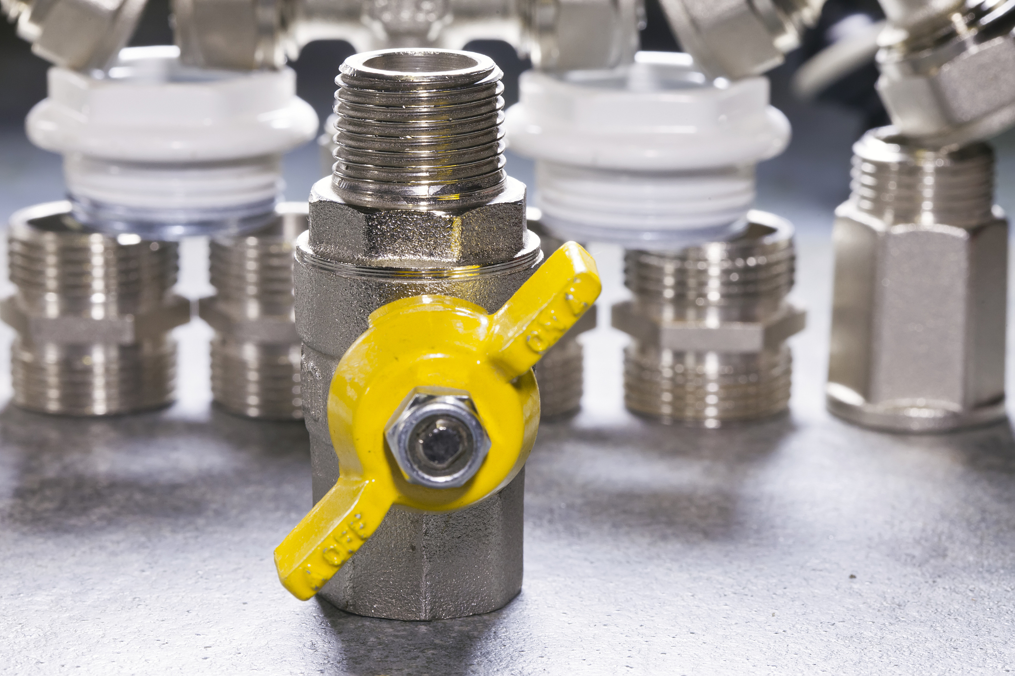 elements of water and gas shutoff valves
