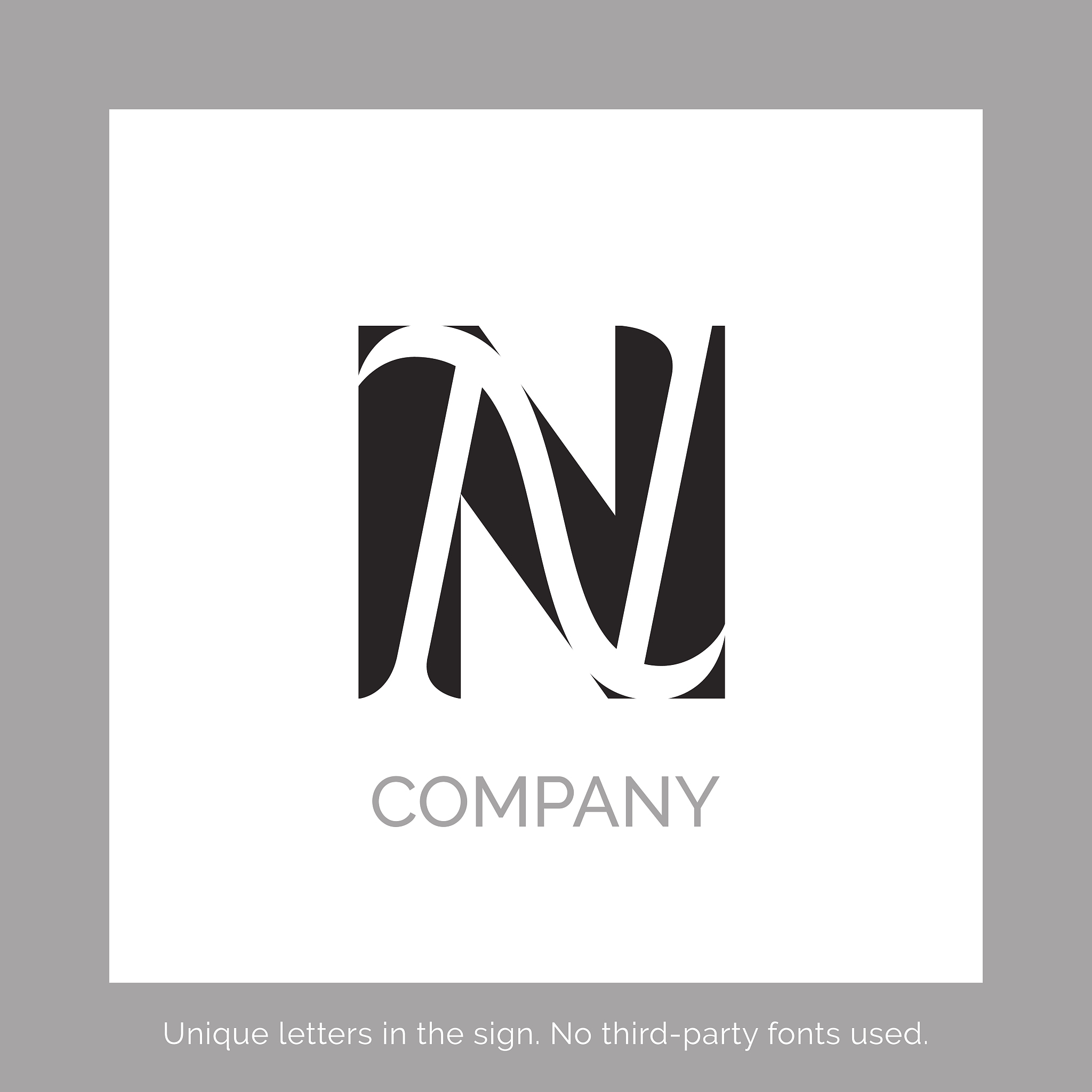 letter sign vector design