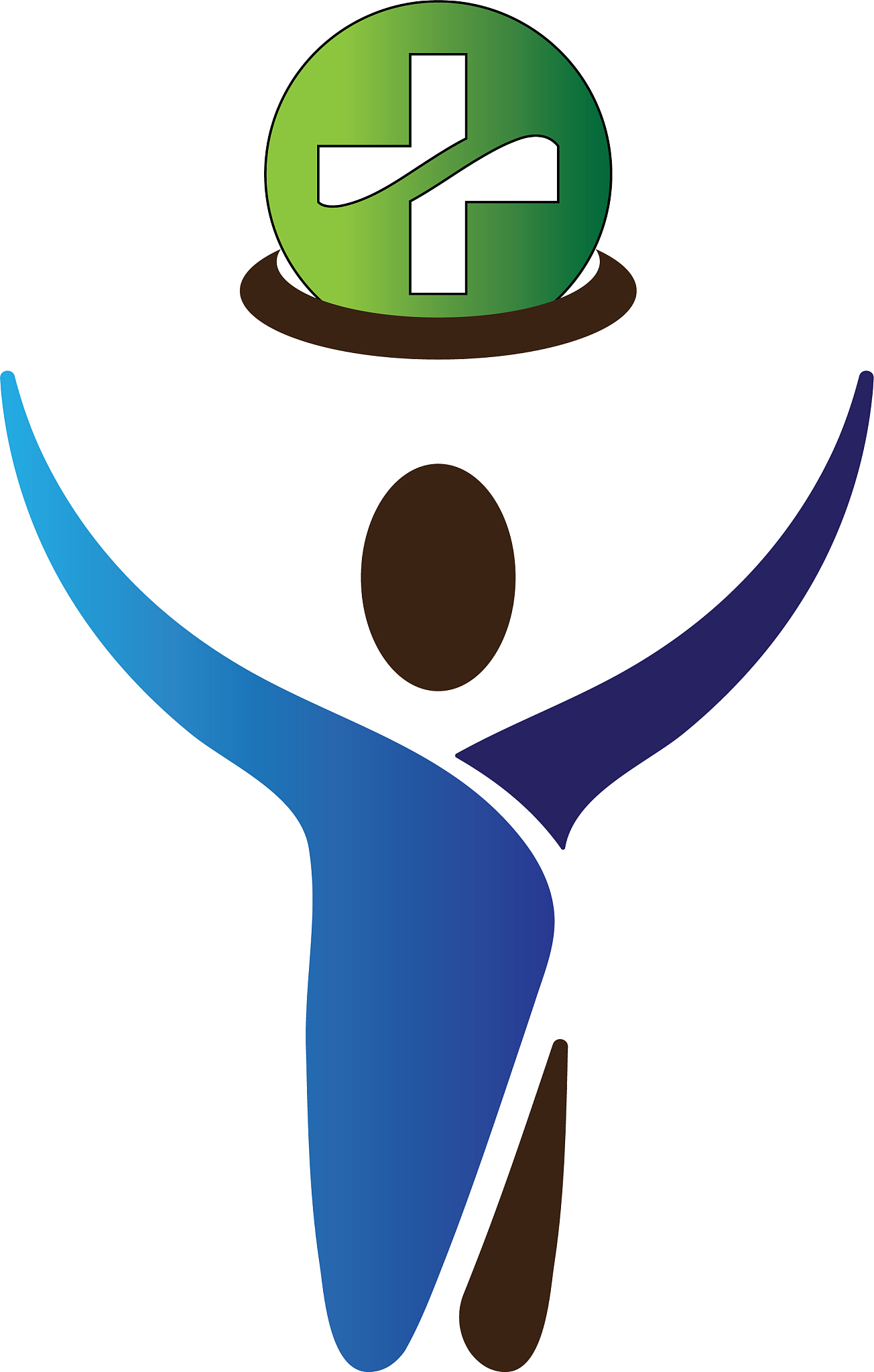 healthy life logo template