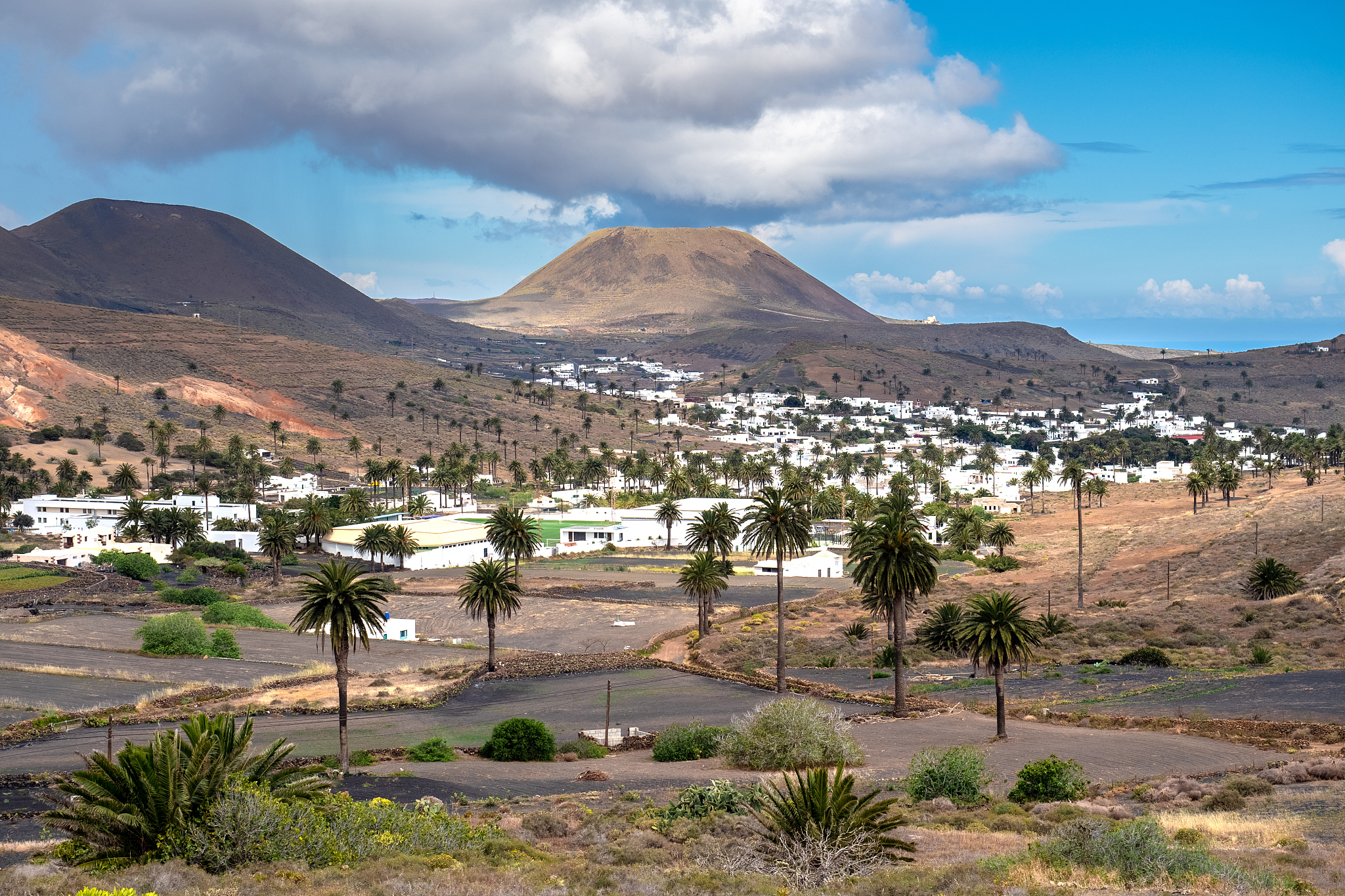 haría town on lanzarote island
