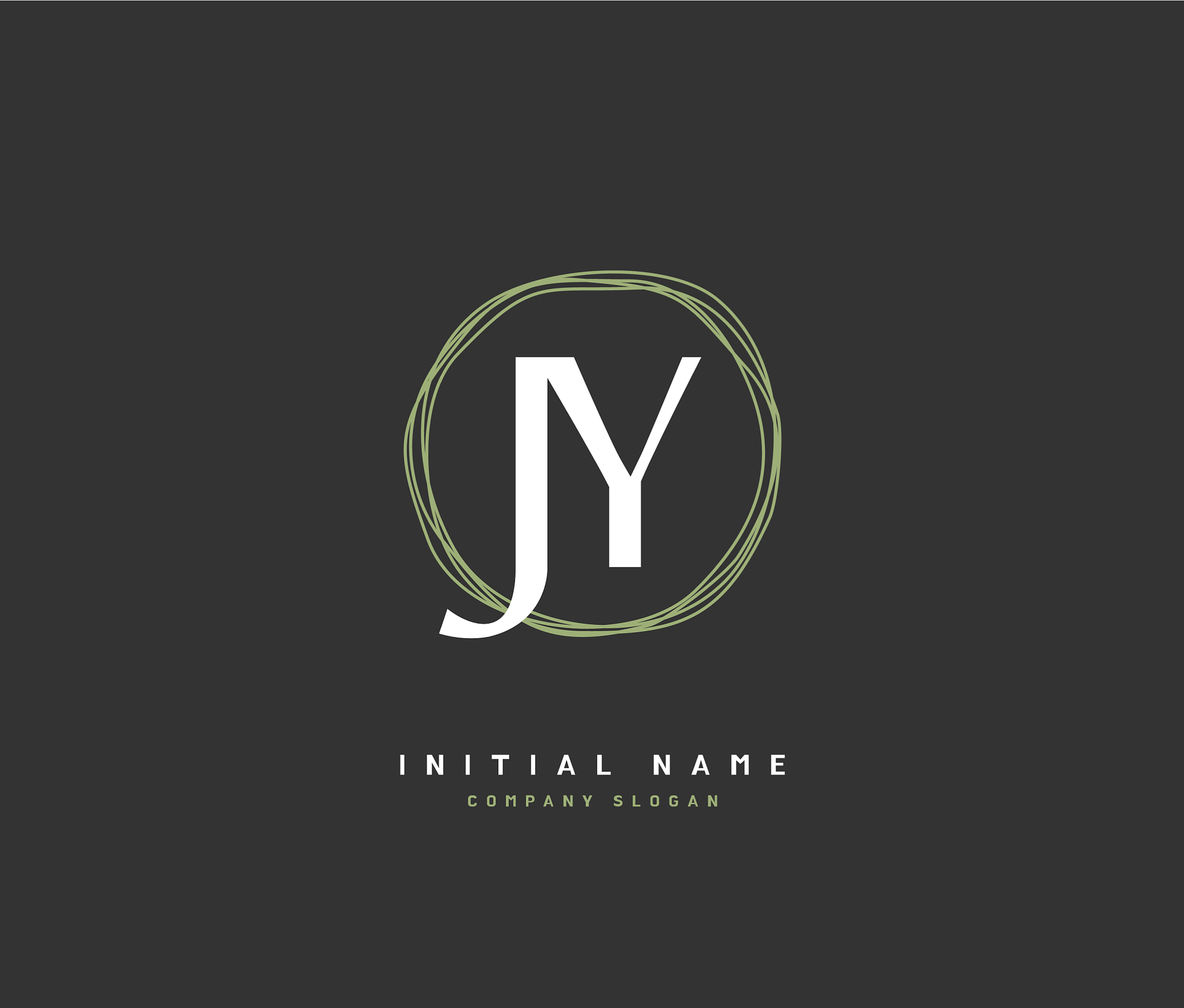 j y jy beauty initial logo handwriting logo of