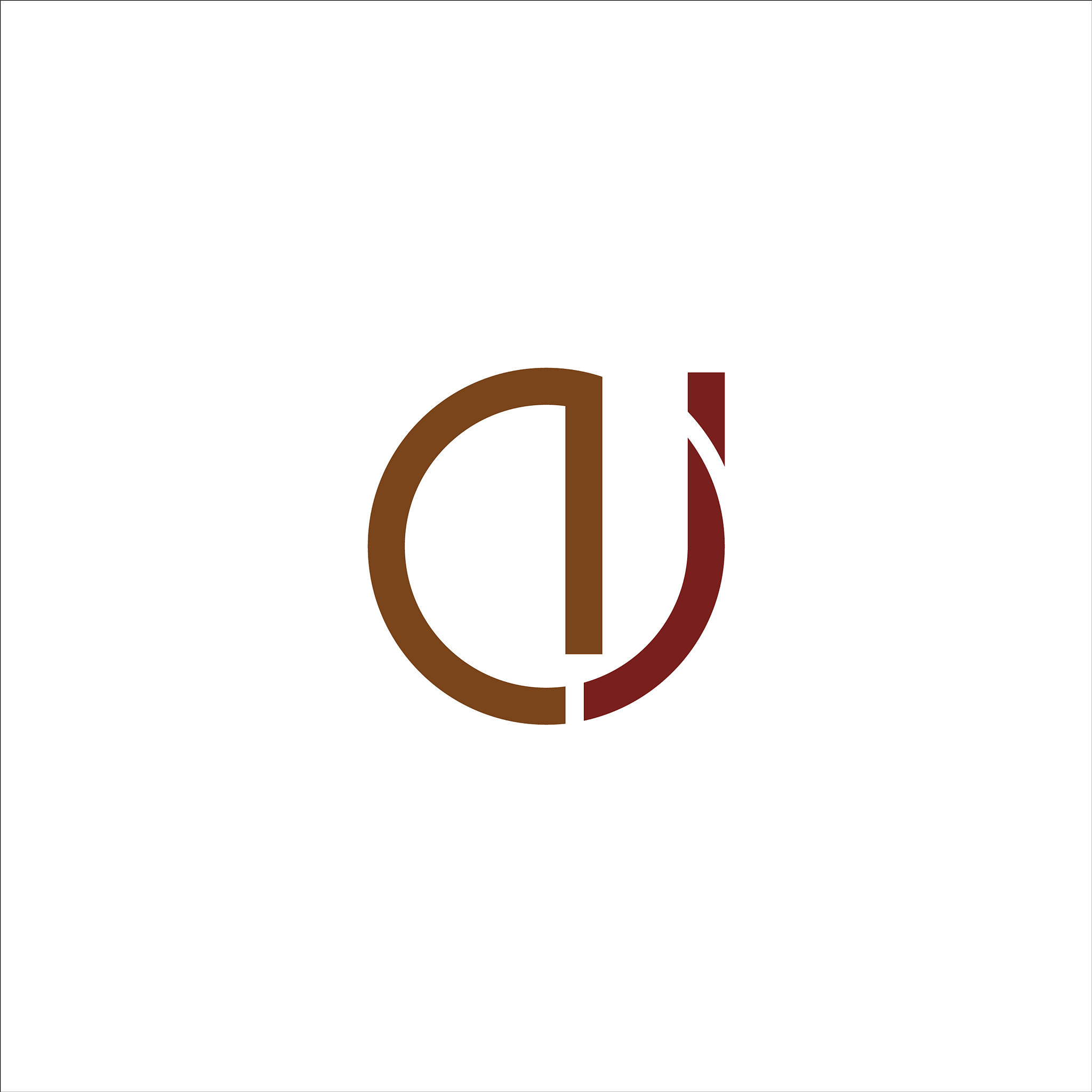 initial letter aj or ja logo design template