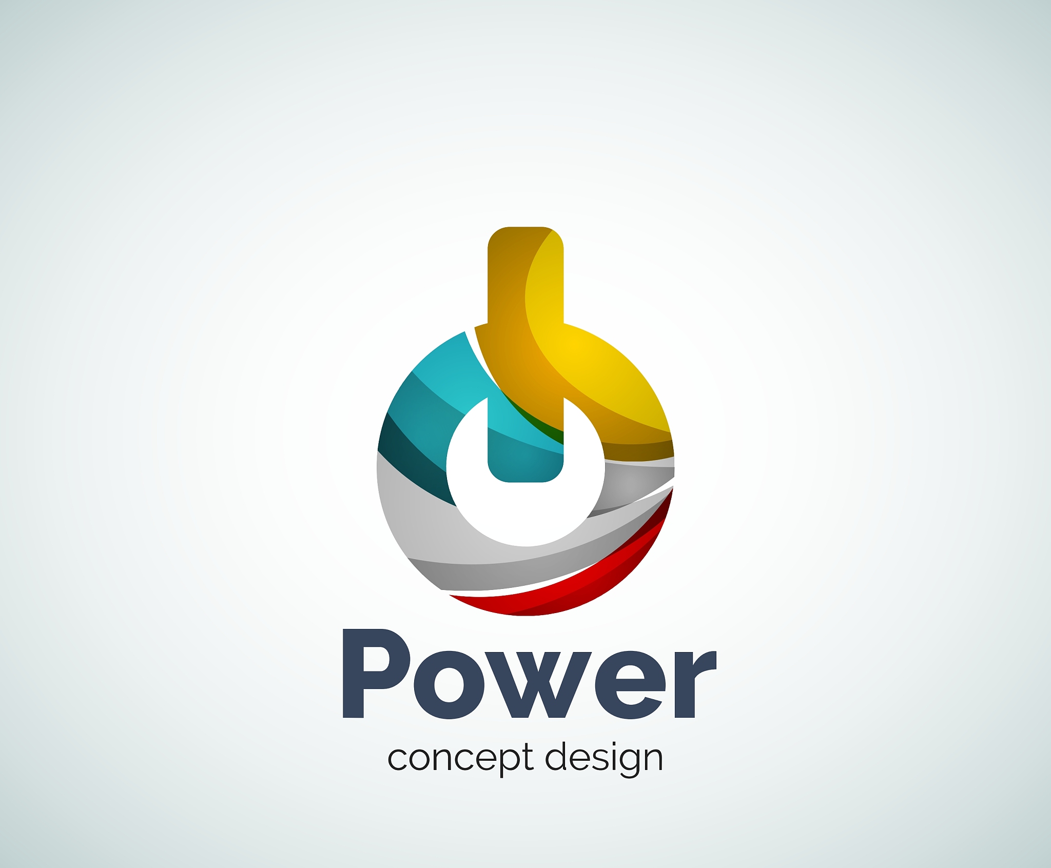 power button logo template