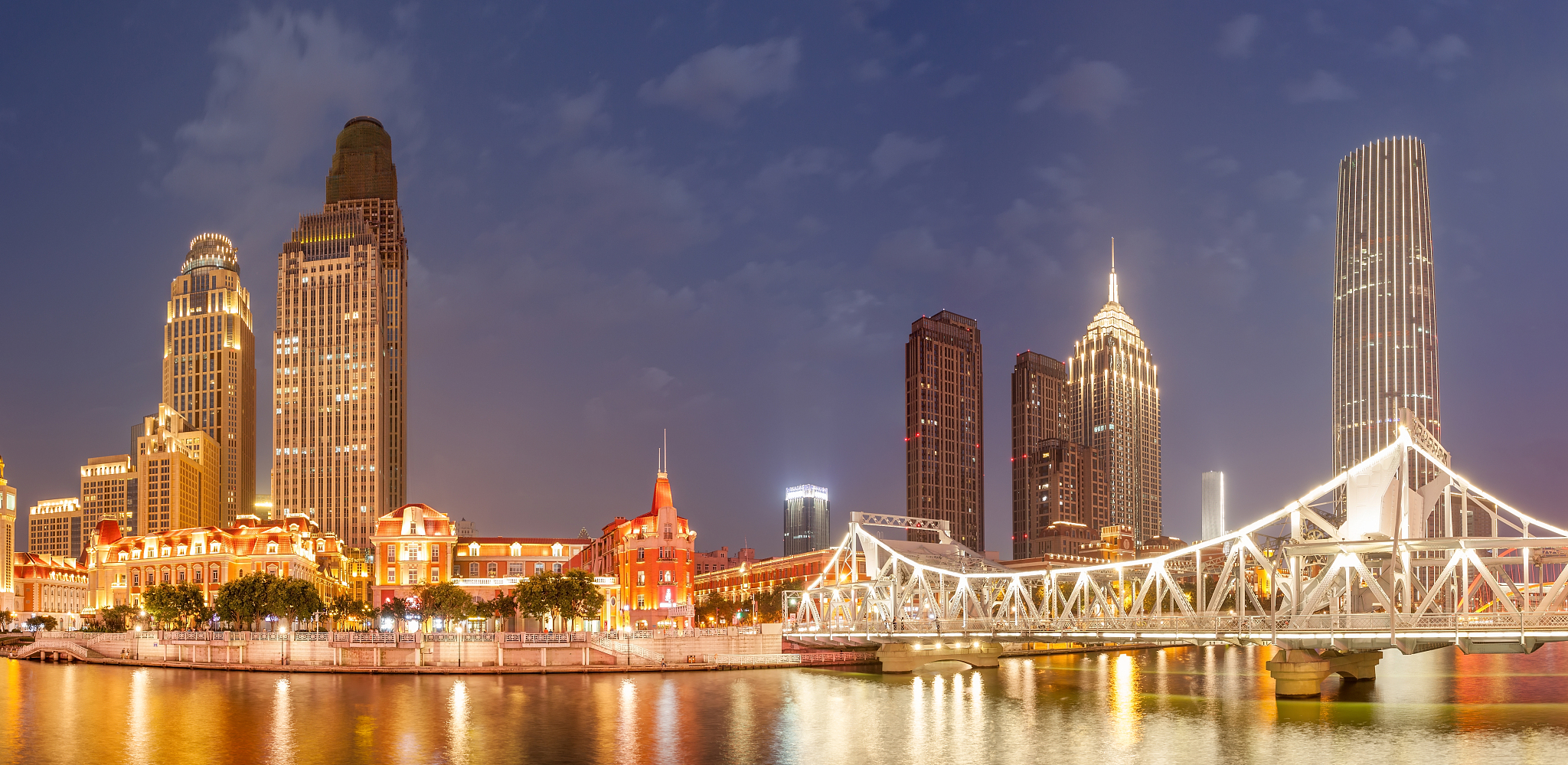 tianjin city skyline