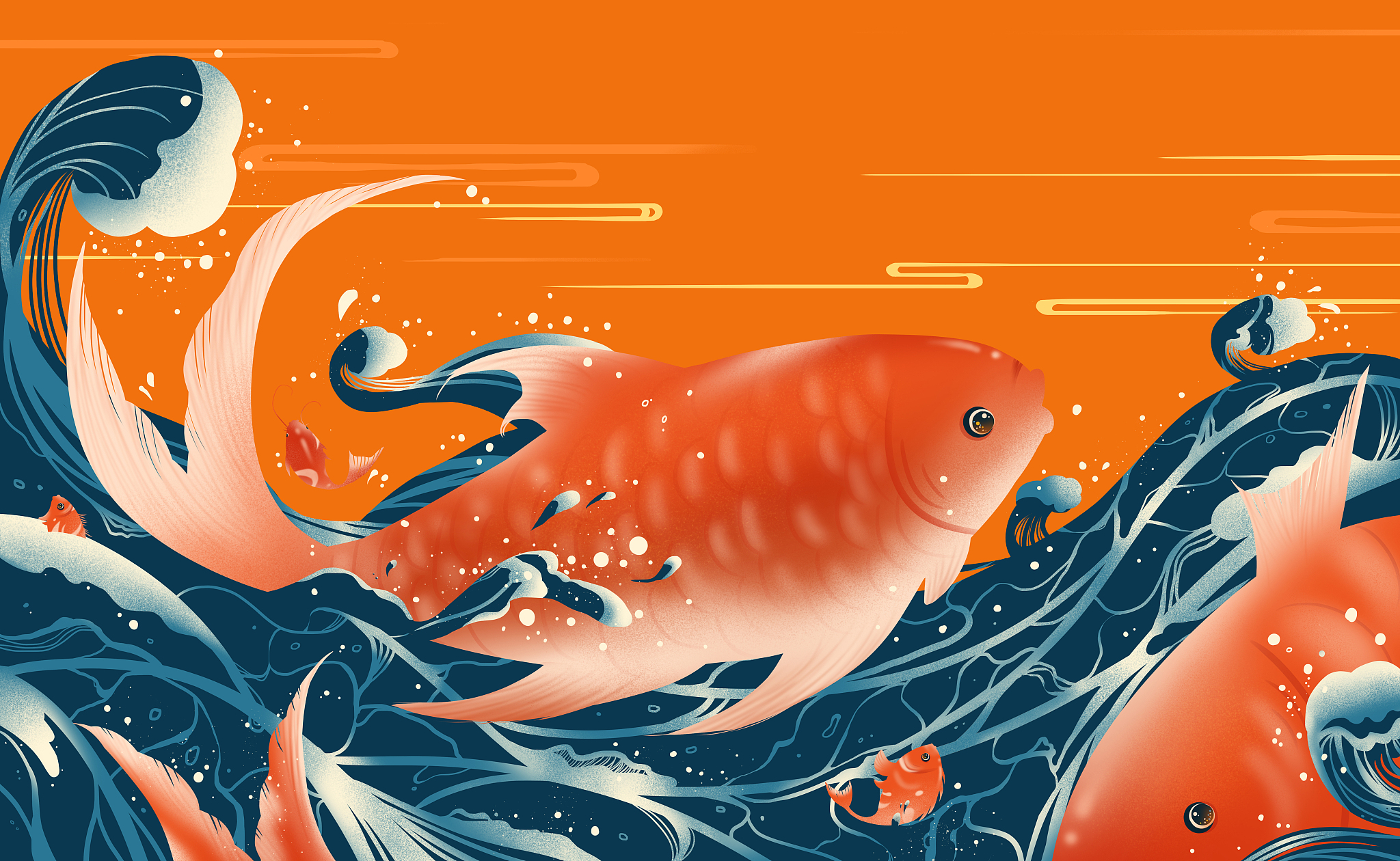 鲤鱼的历险讲了什么故事。