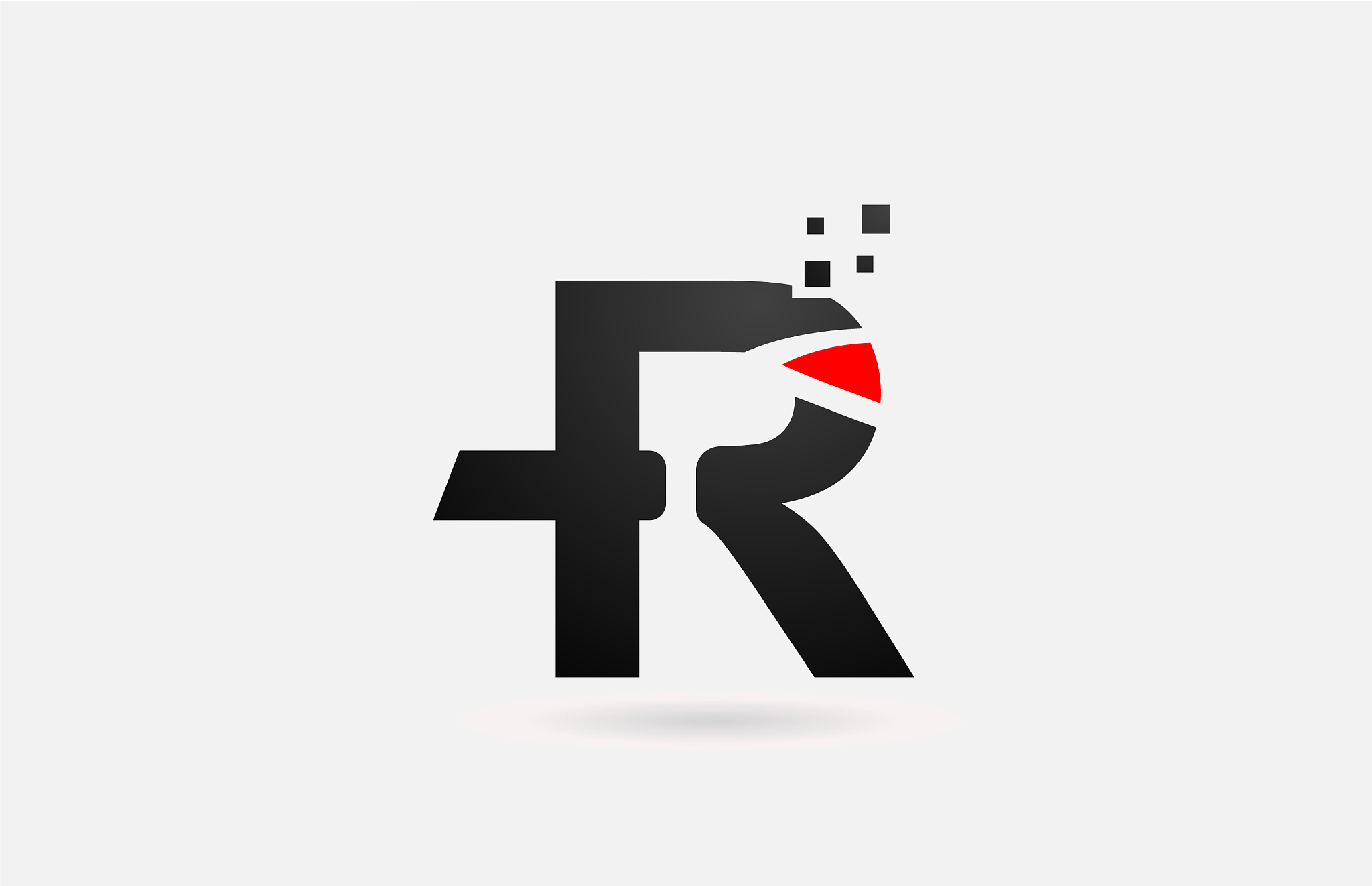 r letter logo icon for business and company