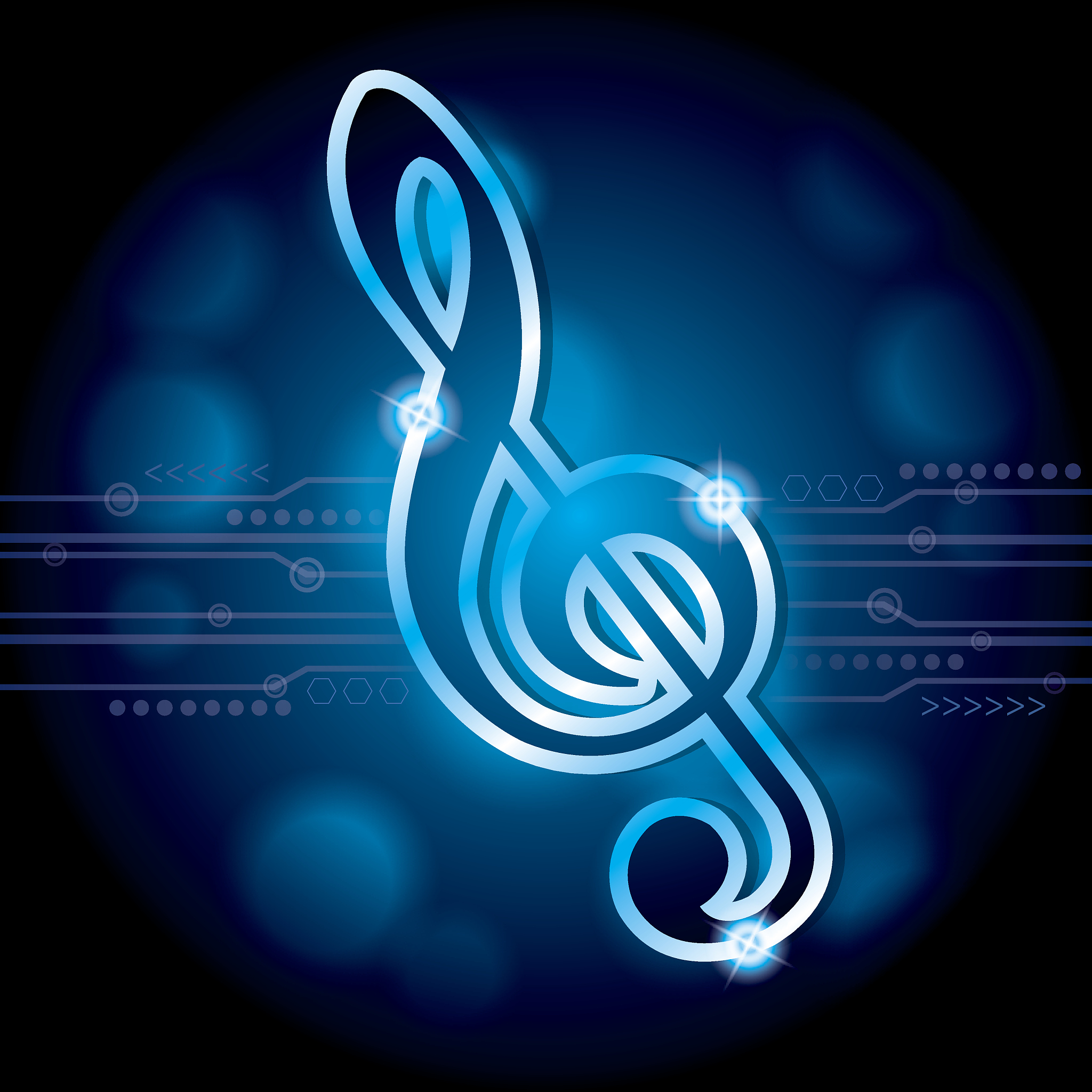 music note background