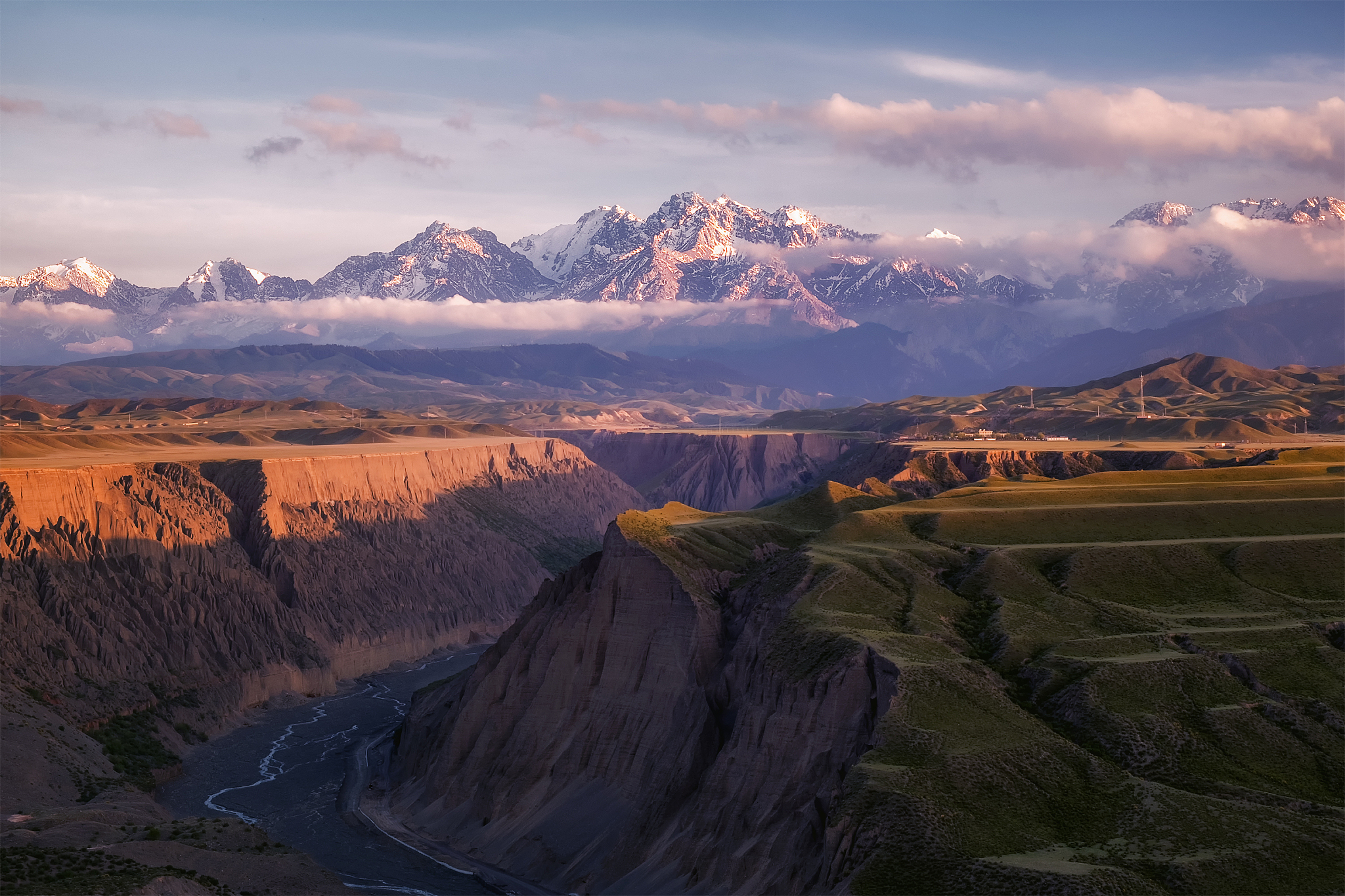 majestic landscape of canyon