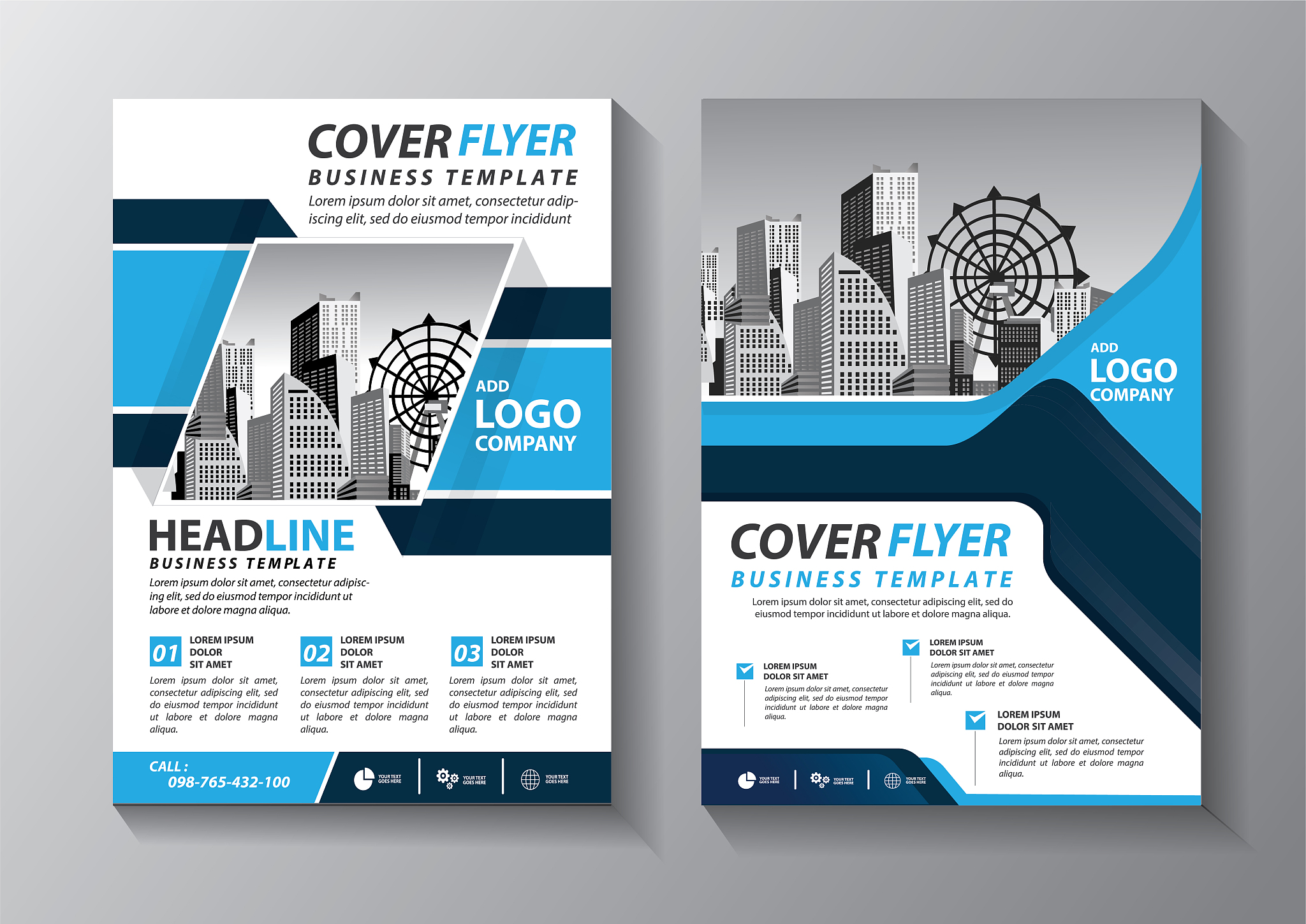 business abstract vector template. brochure design, cover modern