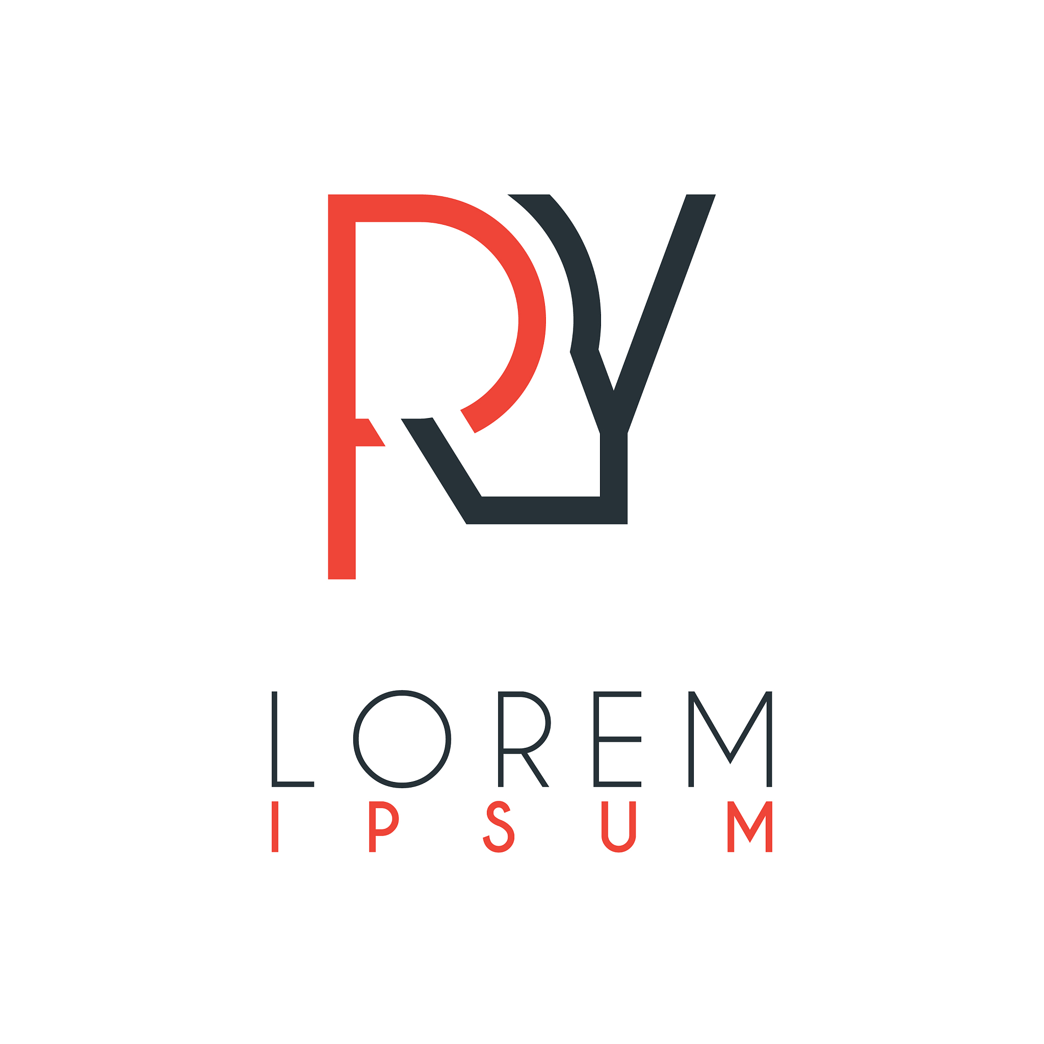 the logo between letter r and letter y or ry