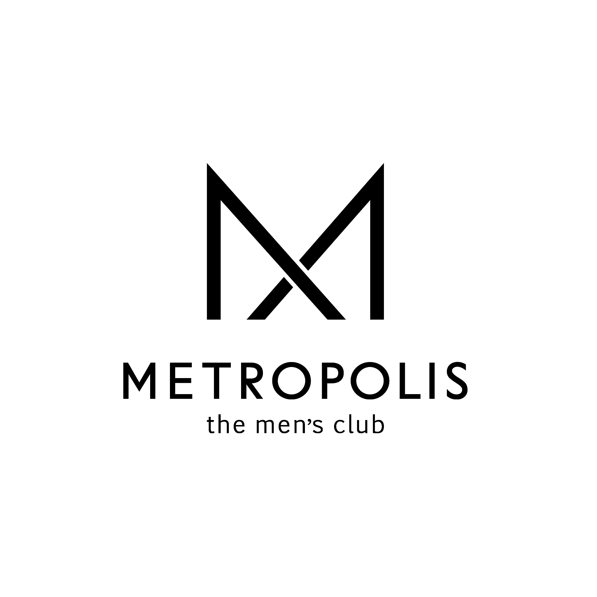 vector icon template for men's club. letter m in the form of a b