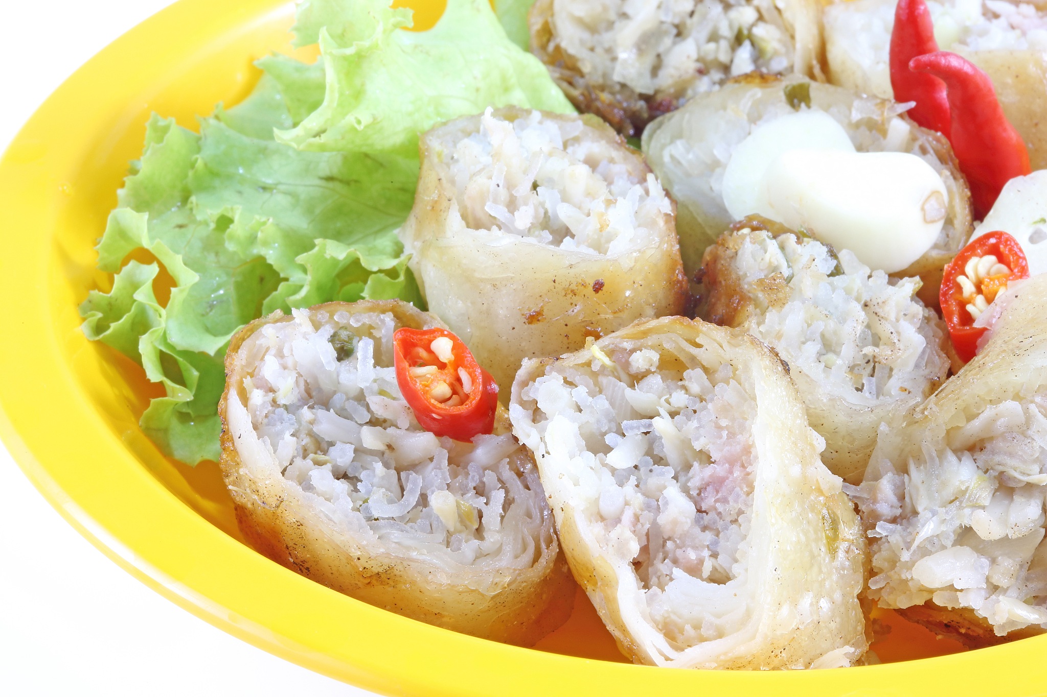 spring rolls food
