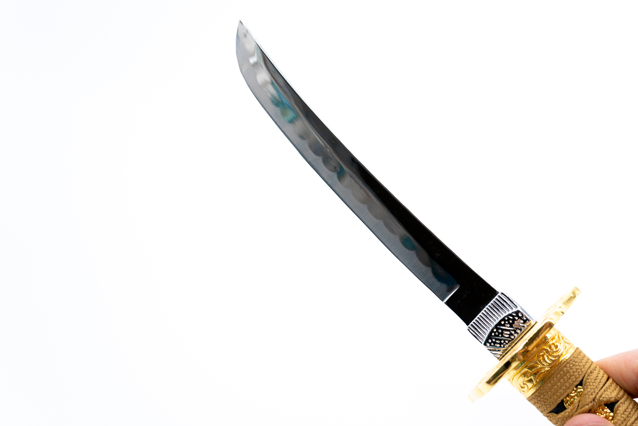 japanese imitation sword on a white background