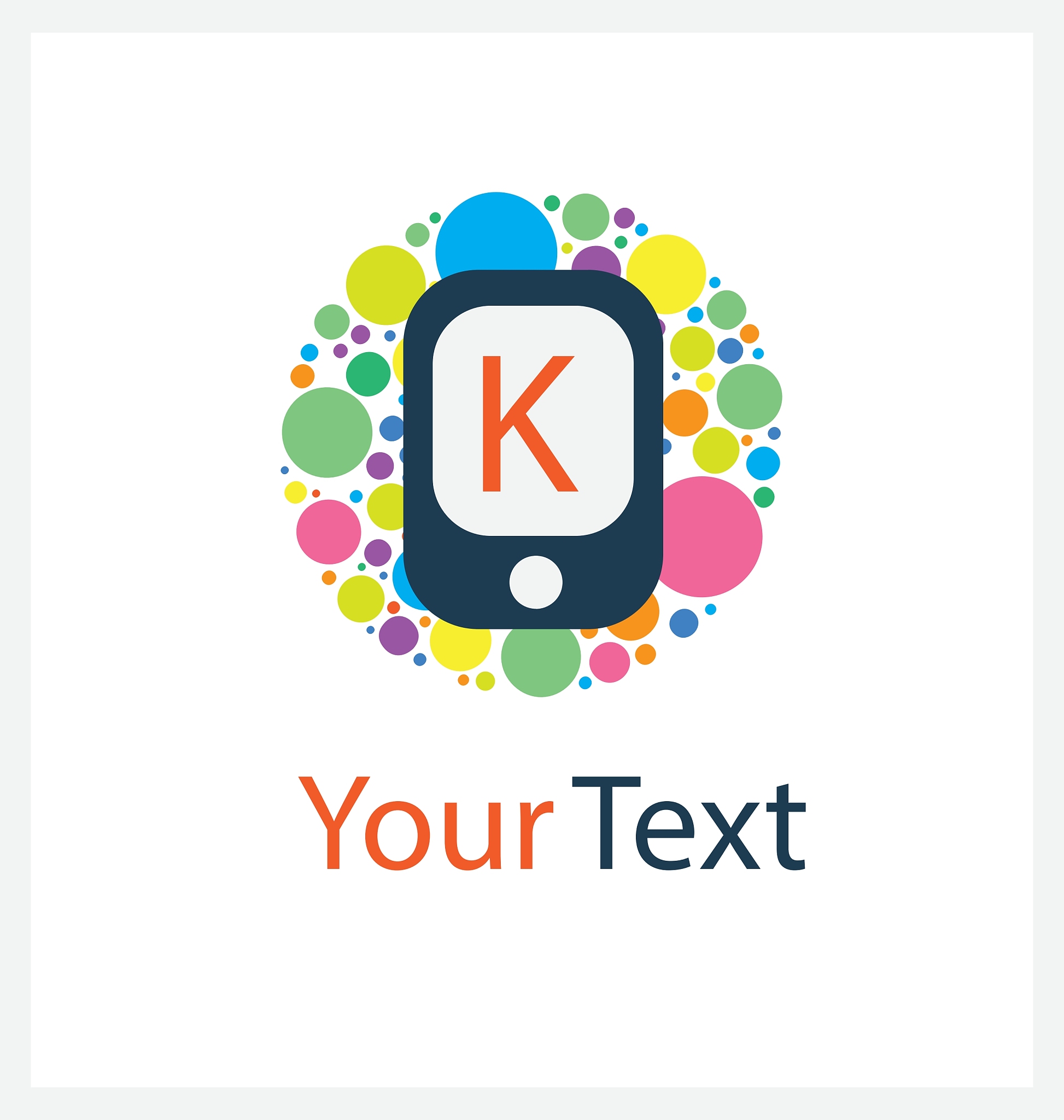mobile logo template