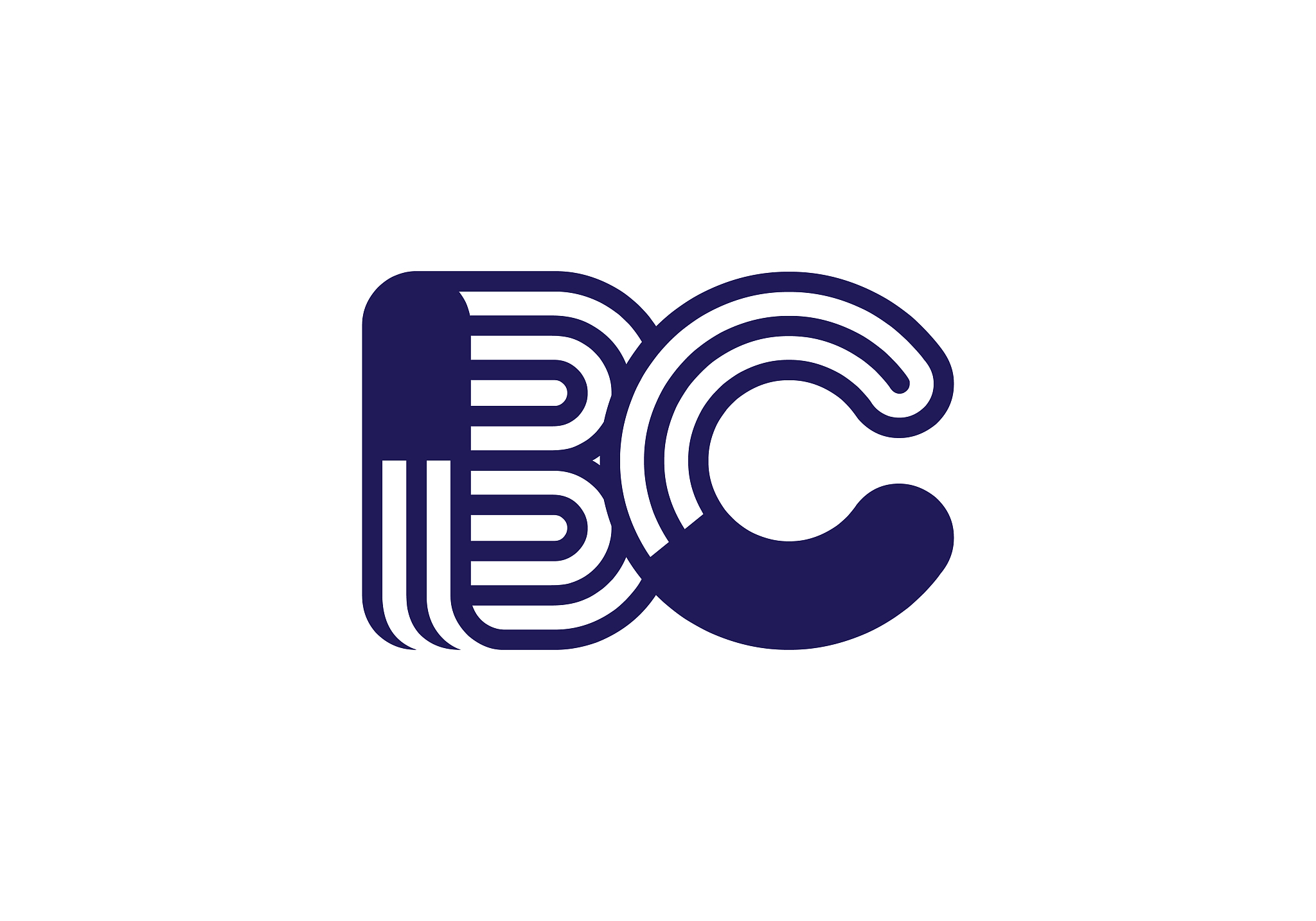 b c, bc initial letter logo design vector template, graphic alph