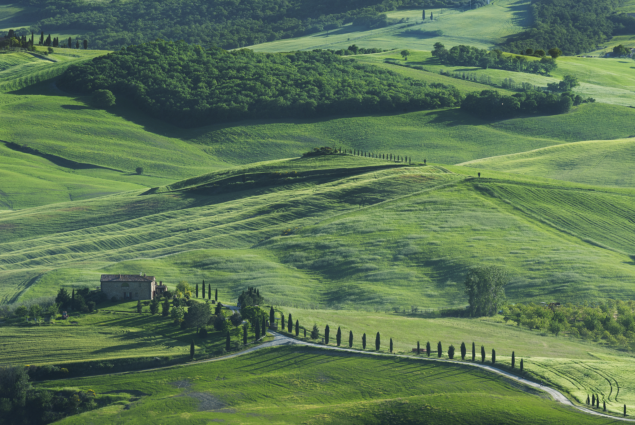 landscape in tuscany, italy
