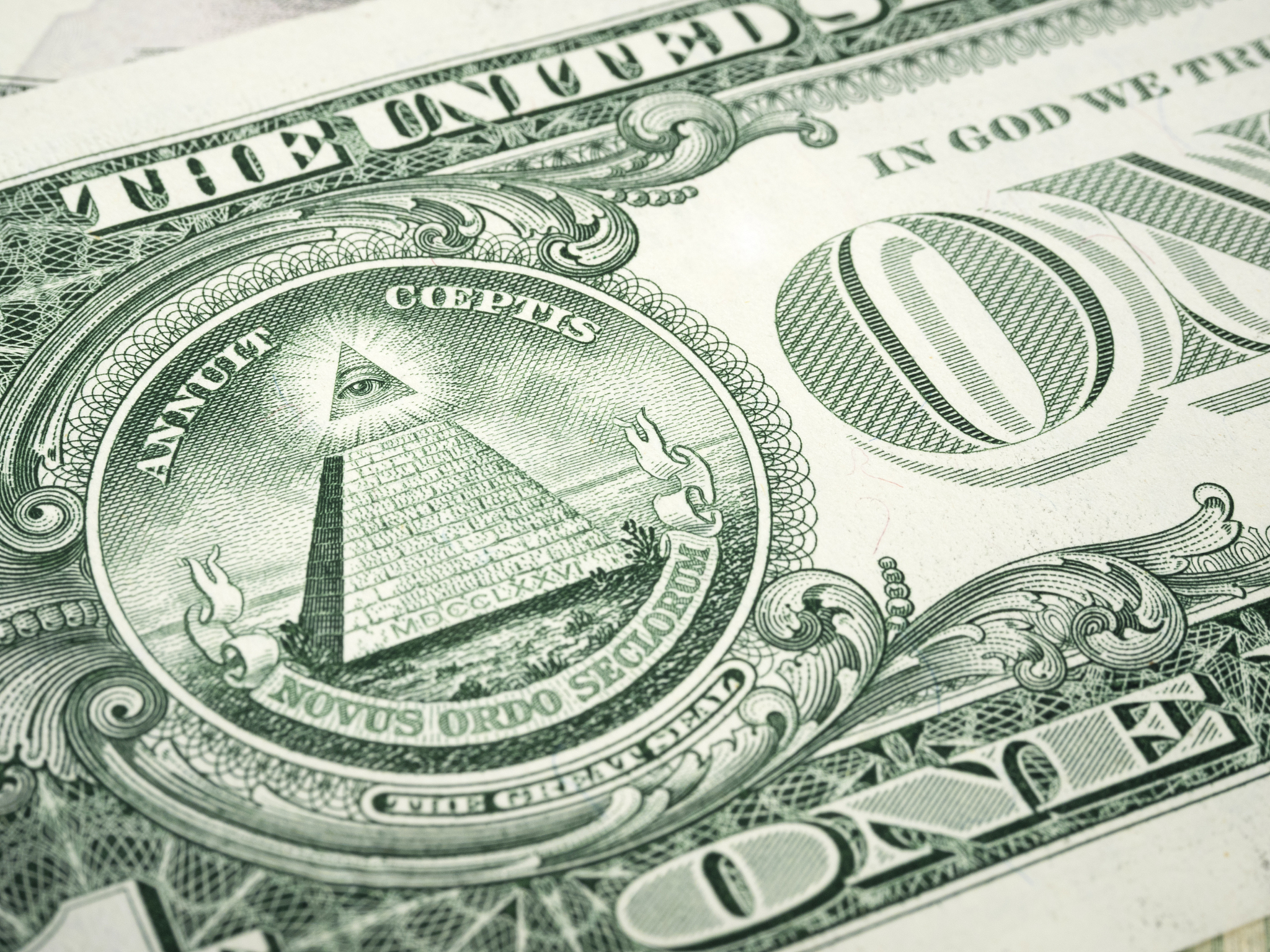 one dollar bill