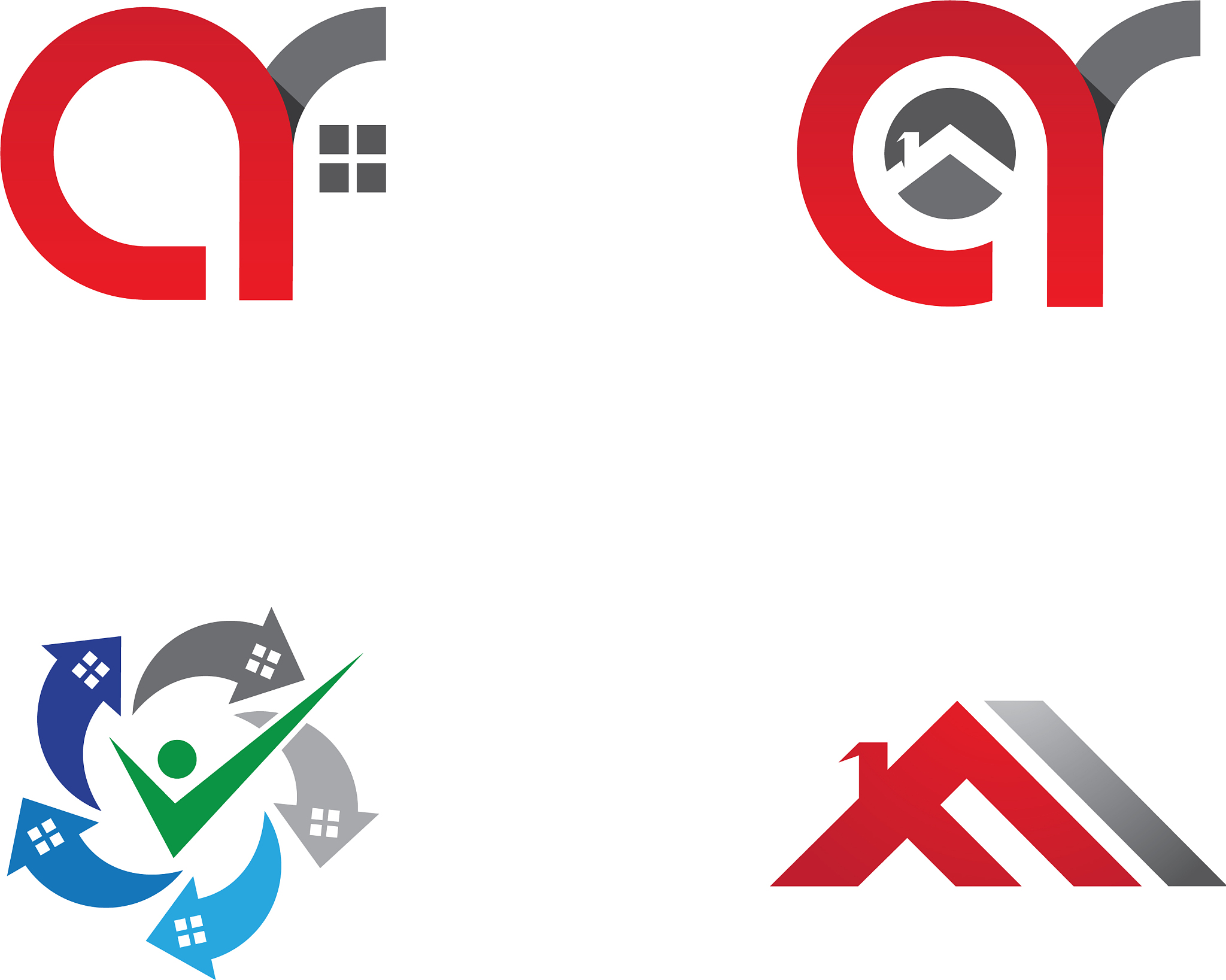 real estate property and construction logo design
