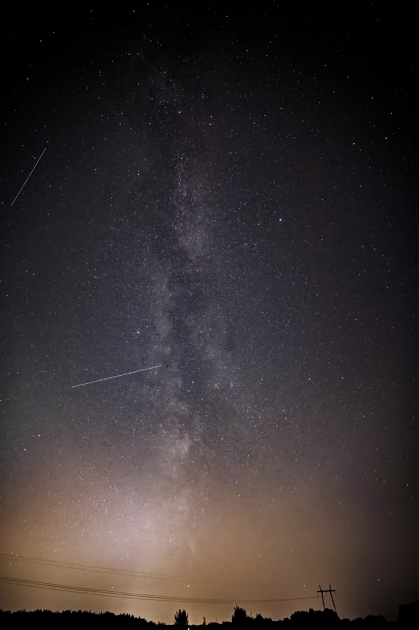 low angle view of stars against sky at night