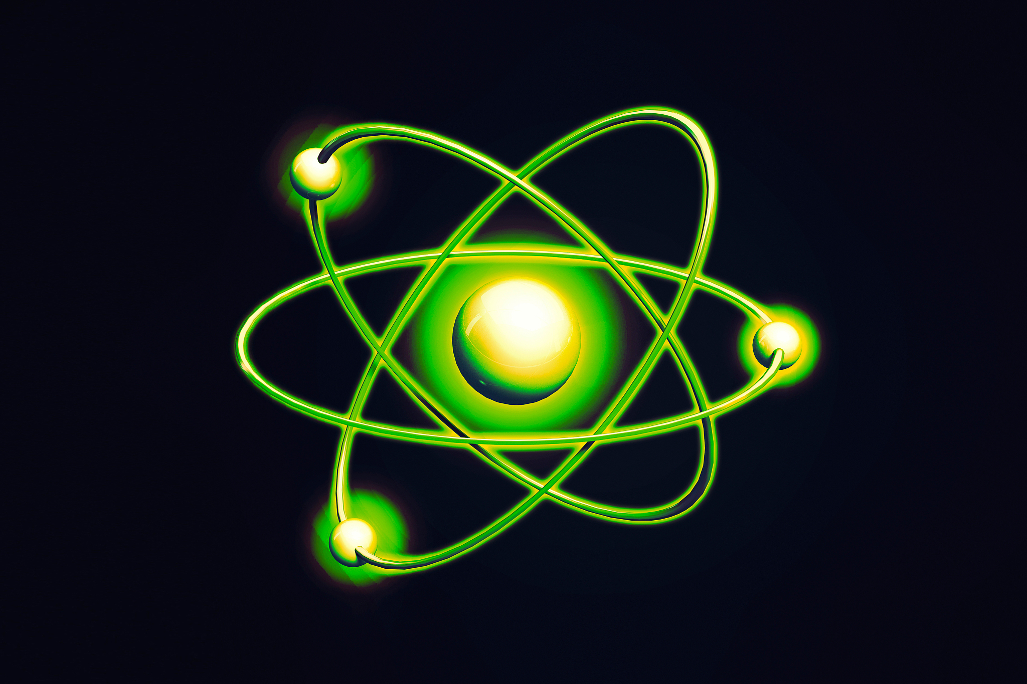 atom backgrounds from geometric shapes, circle of points of line