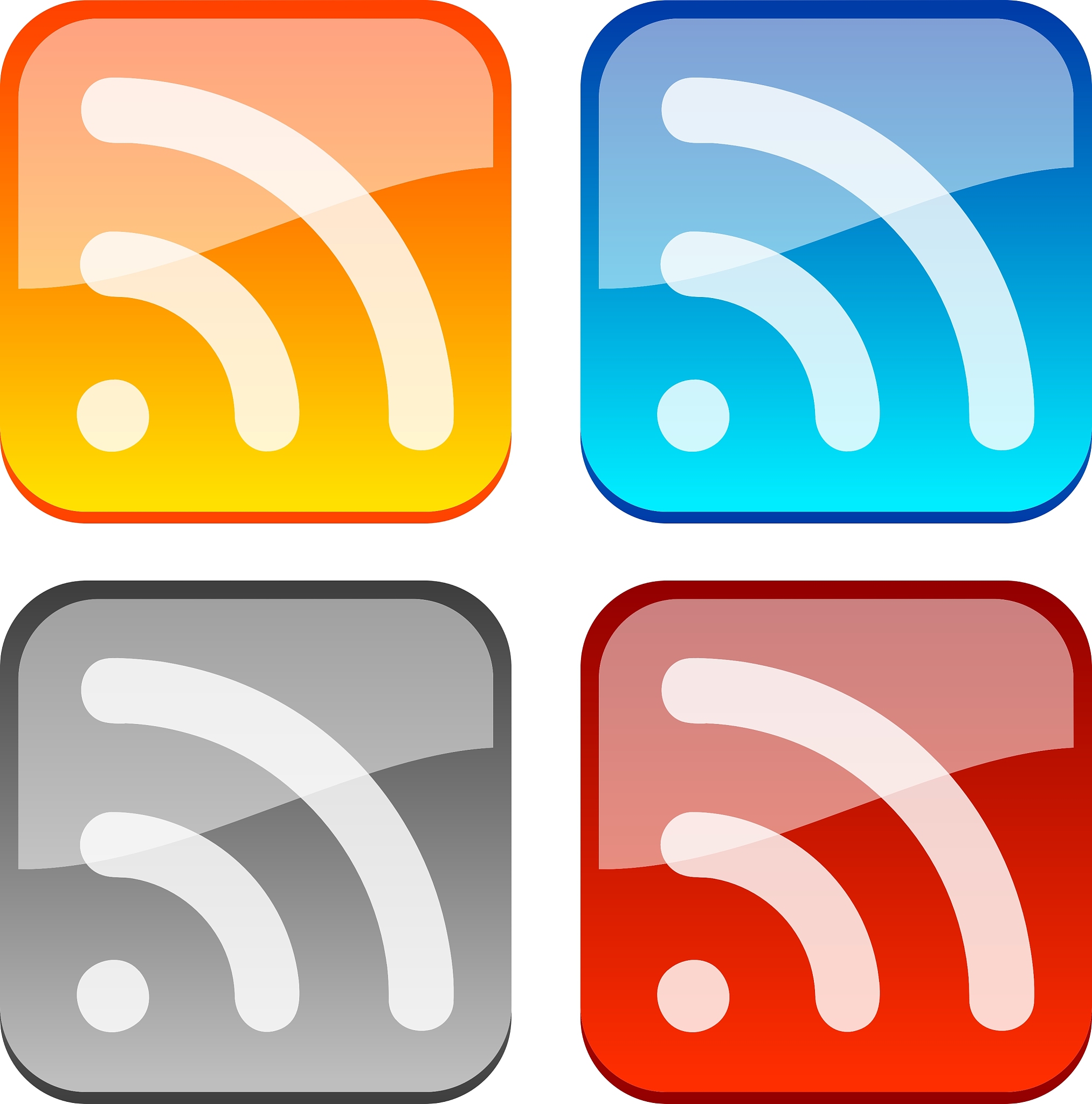 rss buttons