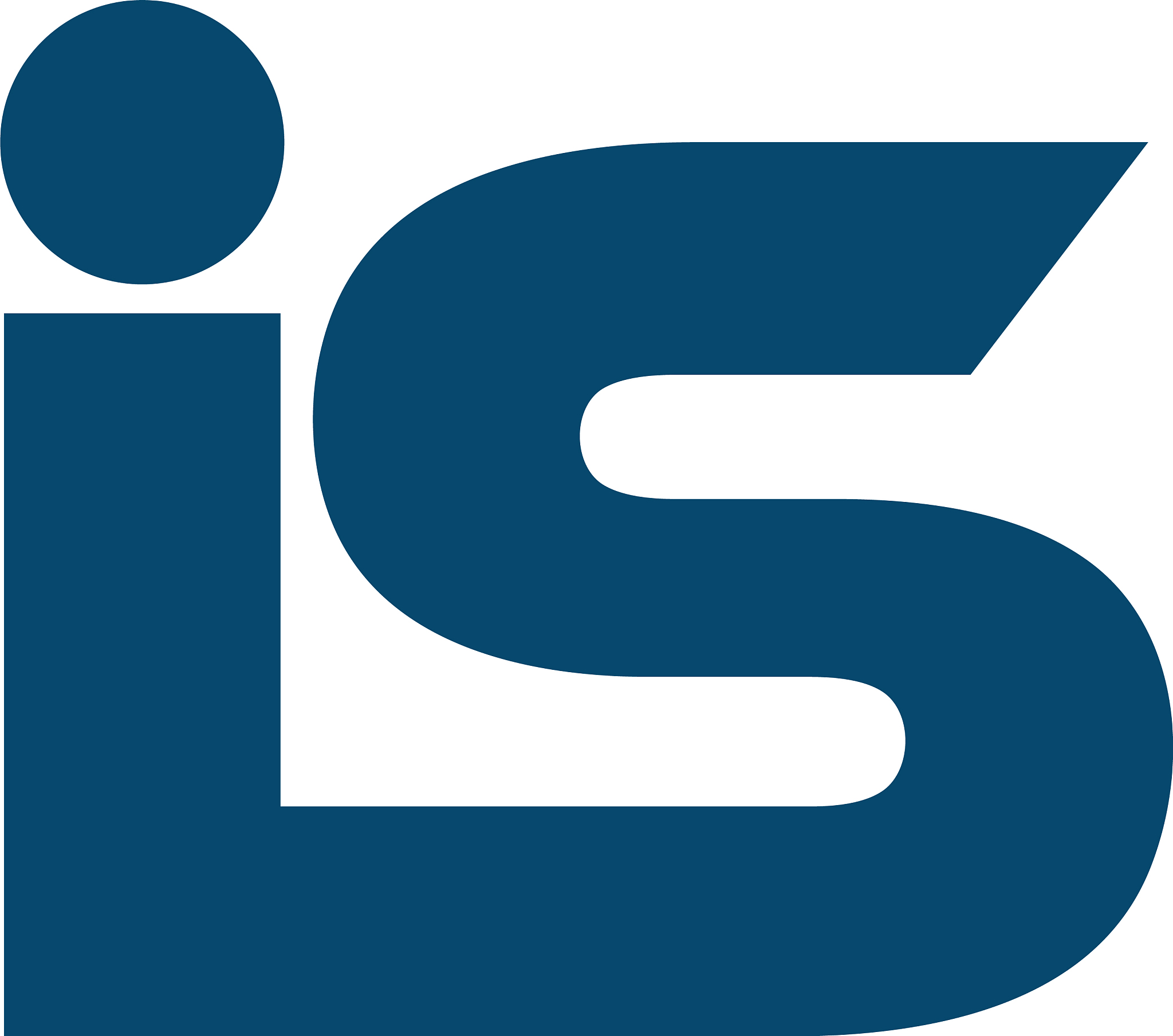 letter is simple linked logo