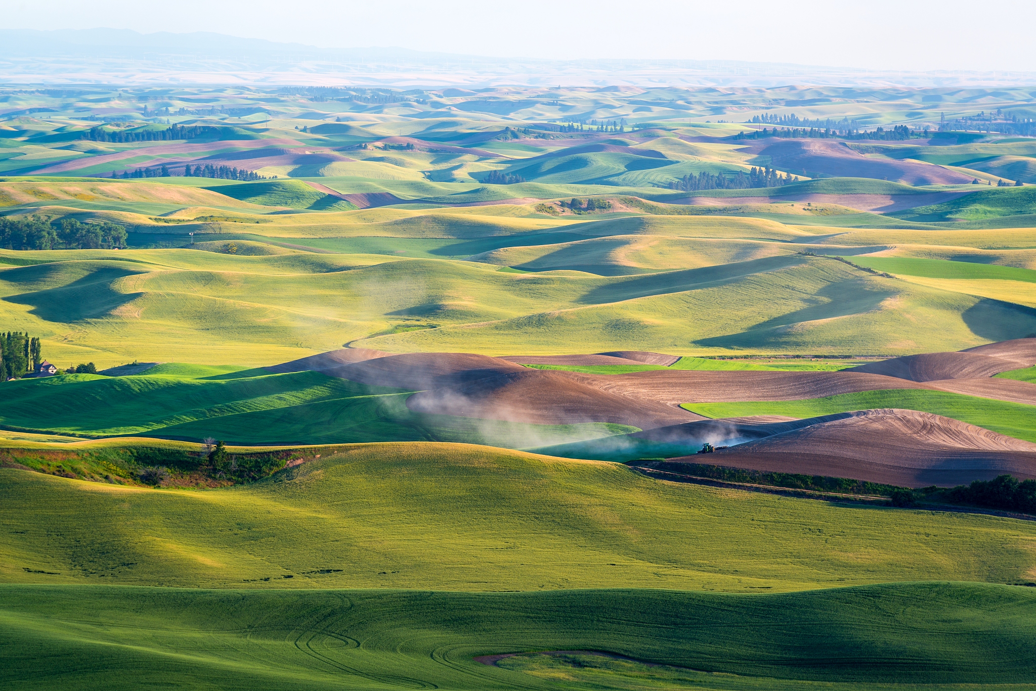 palouse rolling hills, wa-usa