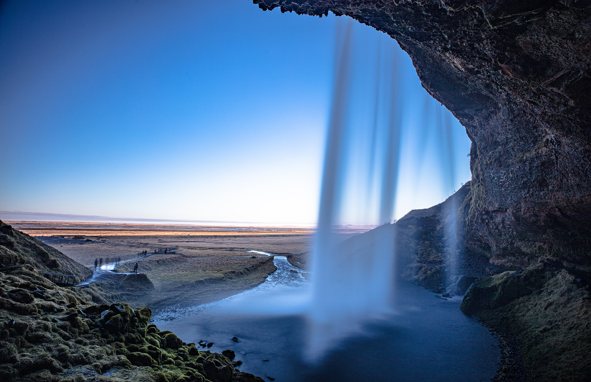 landscape photography of the falls of selyland iceland
